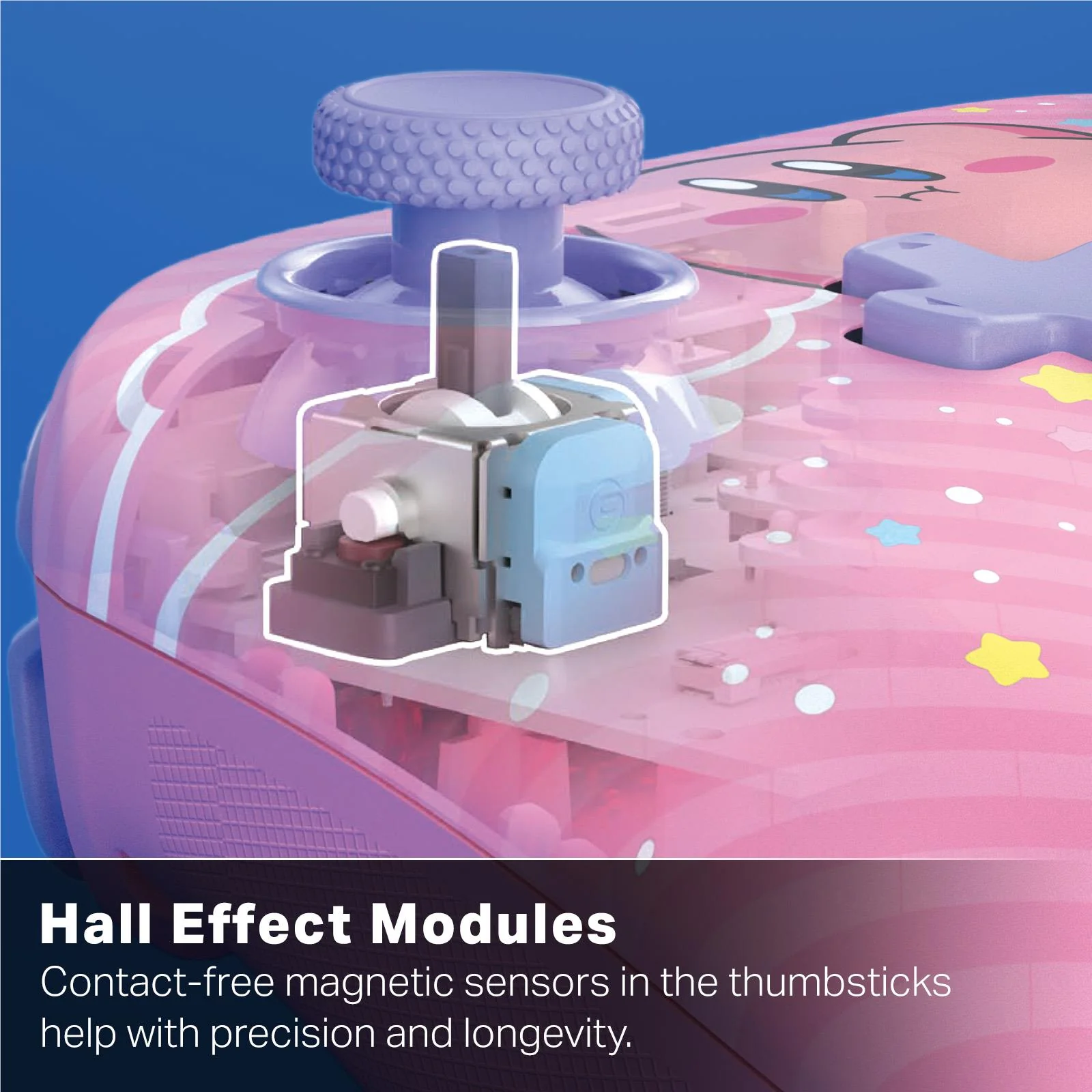 PowerA Advantage Wireless Controller with Hall Effect for Nintendo Switch 2 (Kirby Puff) - Image 7