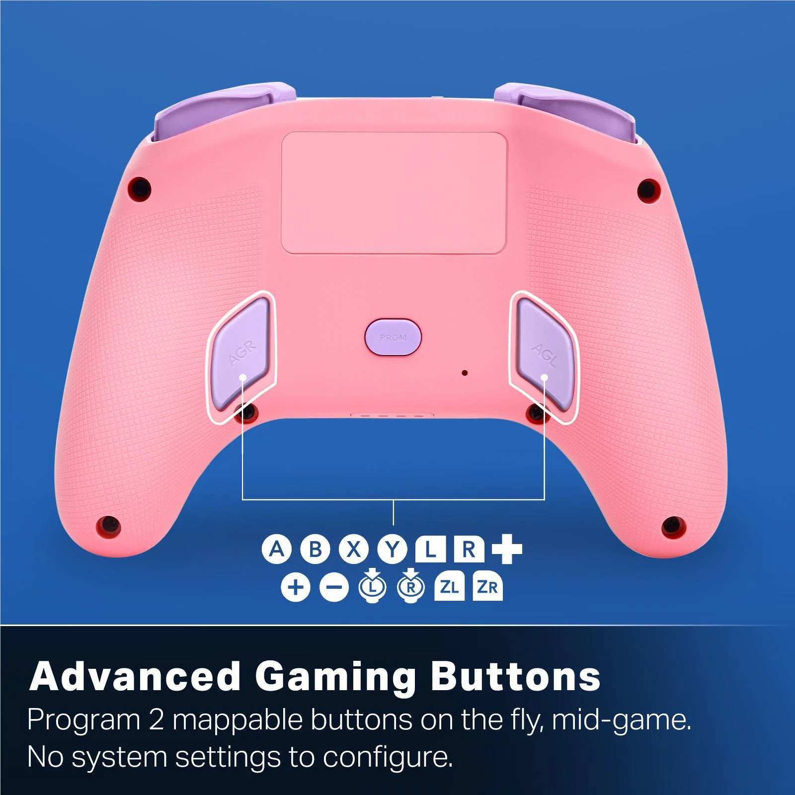 PowerA Advantage Wireless Controller with Hall Effect for Nintendo Switch 2 (Kirby Puff) - Image 8