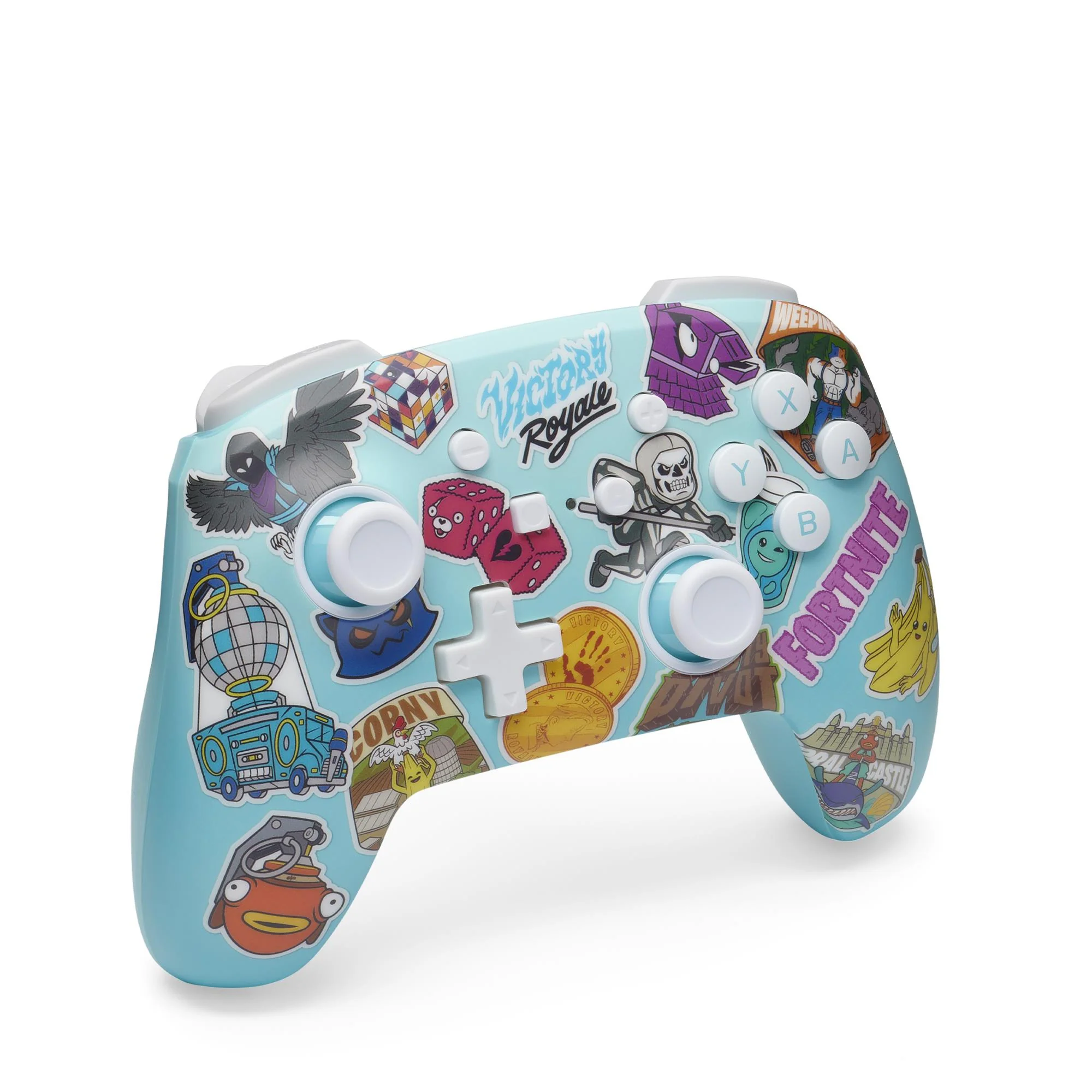 PowerA Enhanced Wireless Controller for Nintendo Switch (Fortnite Sticker Mania) - Image 3