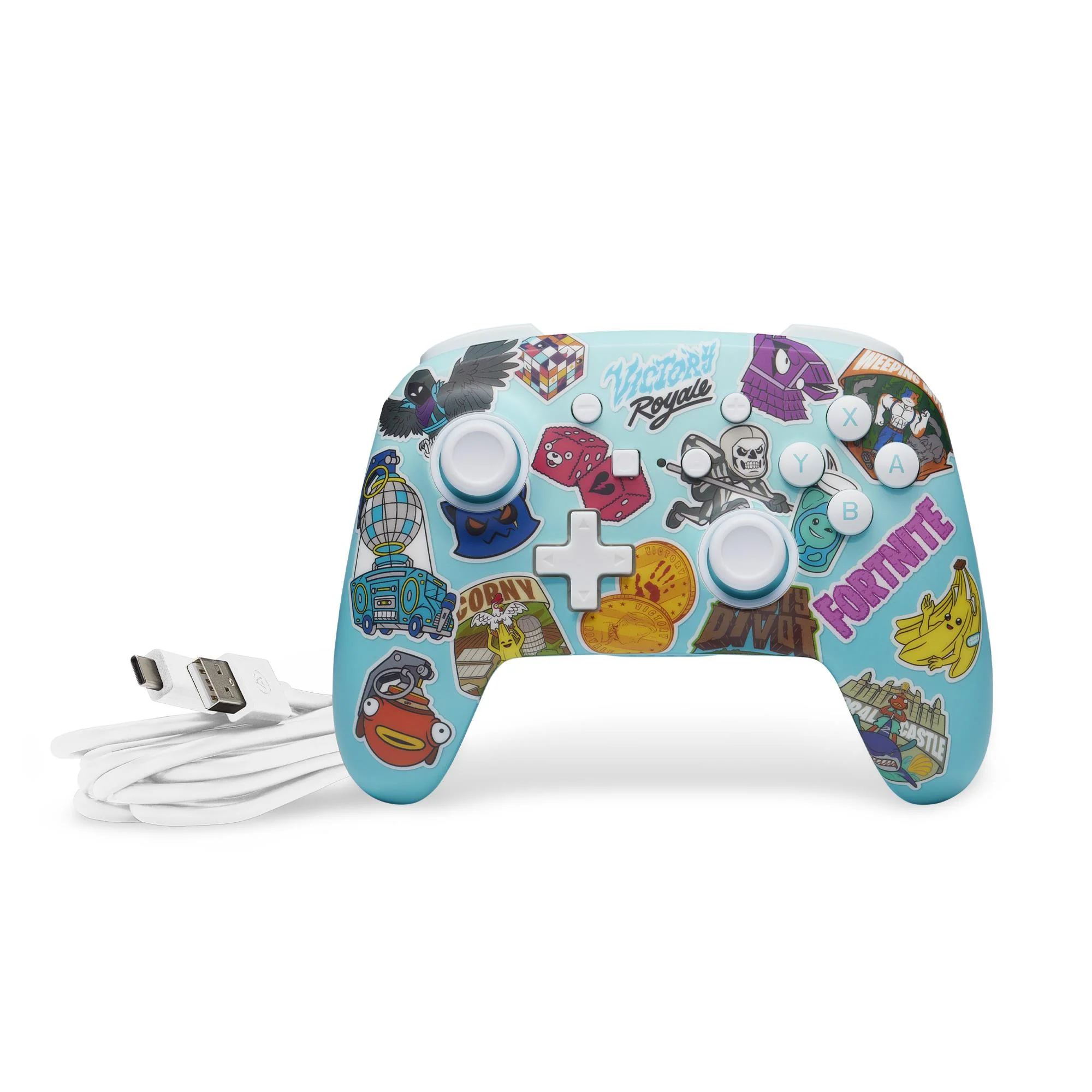 PowerA Enhanced Wireless Controller for Nintendo Switch (Fortnite Sticker Mania) - Image 4
