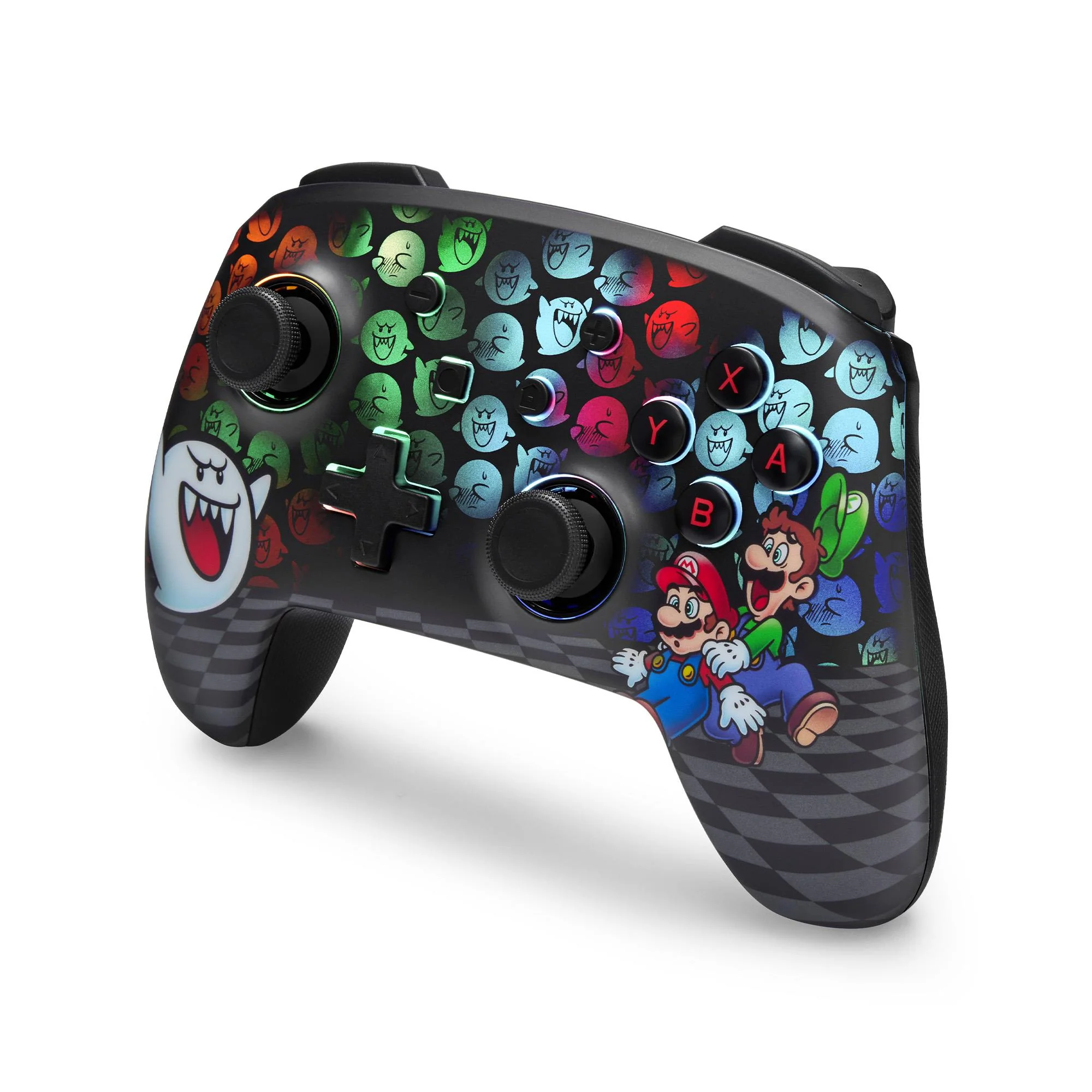 PowerA Enhanced Wireless Controller for Nintendo Switch with Ghost Lumectra (Mario Boo) - Image 7
