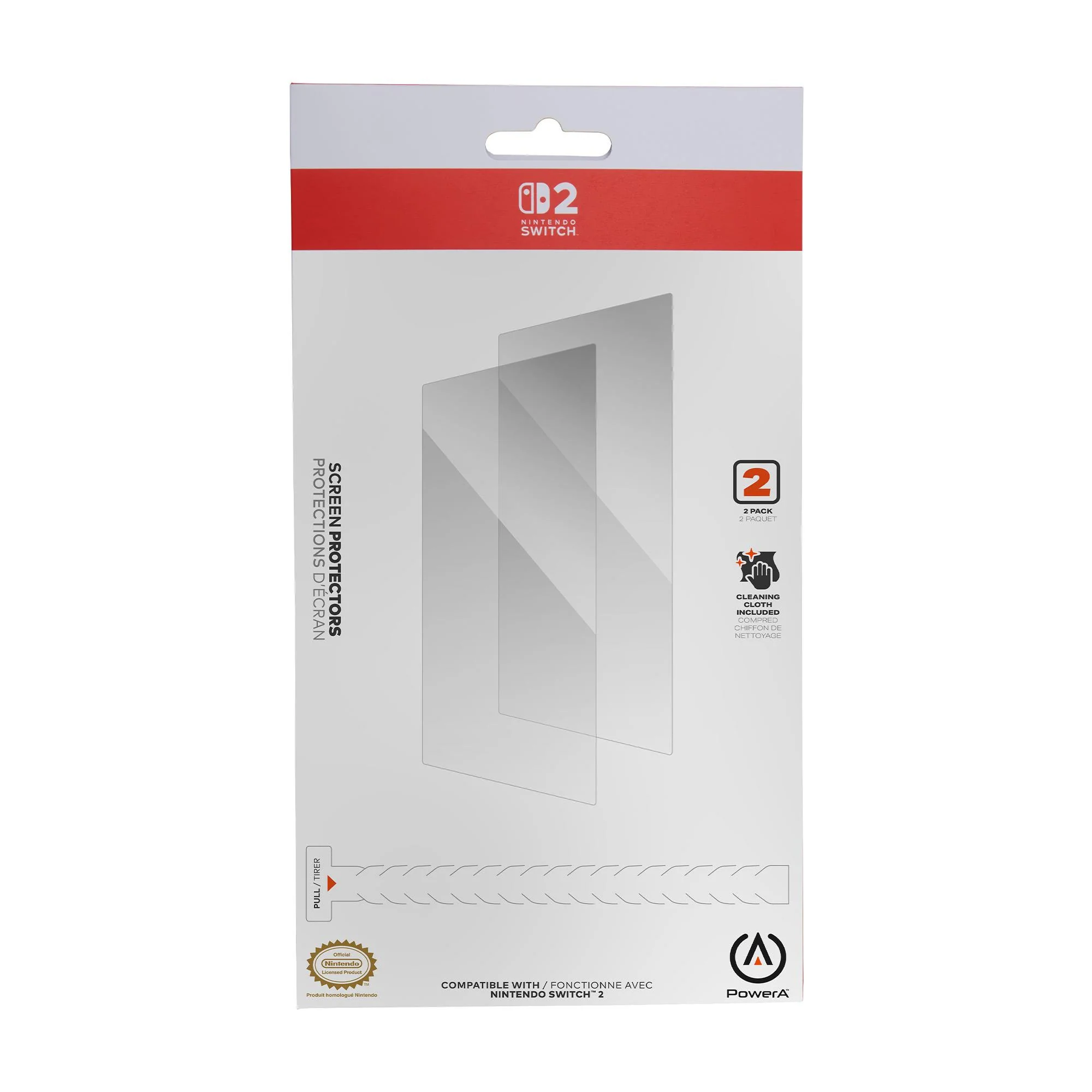 PowerA Screen Protector for Nintendo Switch 2 (2 Pack)