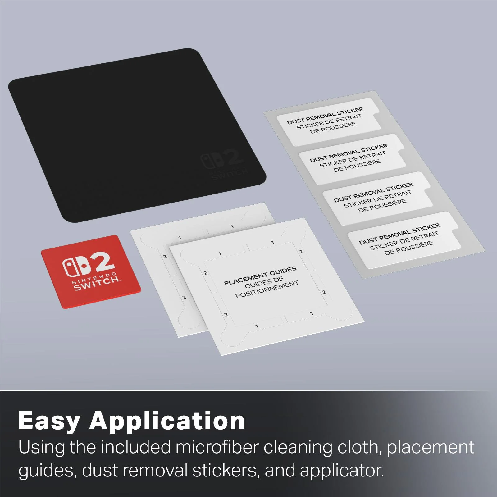 PowerA Screen Protector for Nintendo Switch 2 (2 Pack) - Image 6