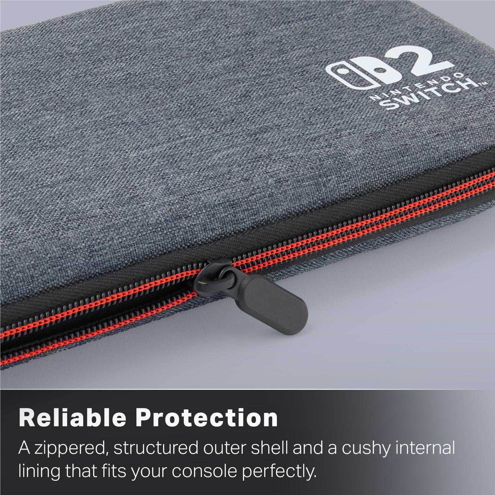 PowerA Slim Case for Nintendo Switch 2 (Dark Heather Grey) - Image 9