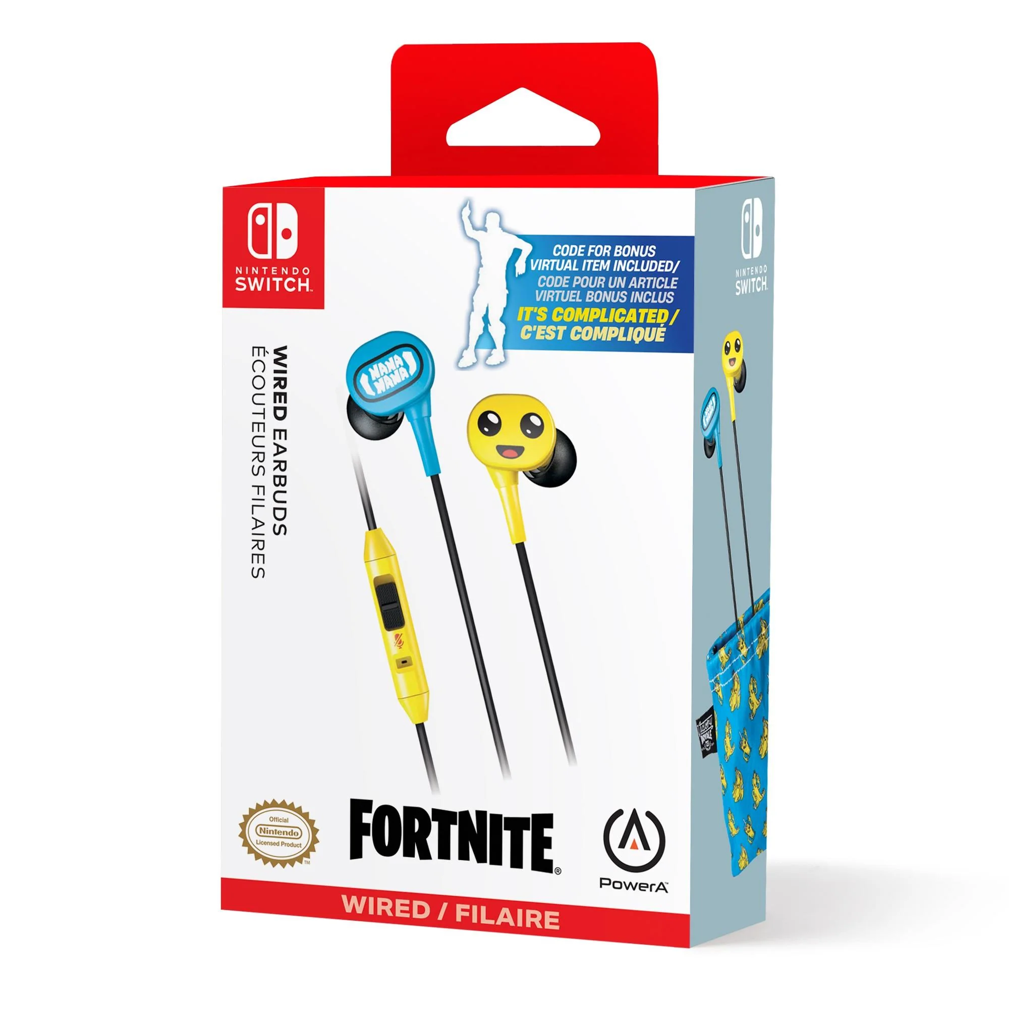 PowerA Wired Earbuds for Nintendo Switch (Peely Fortnite) - Image 11