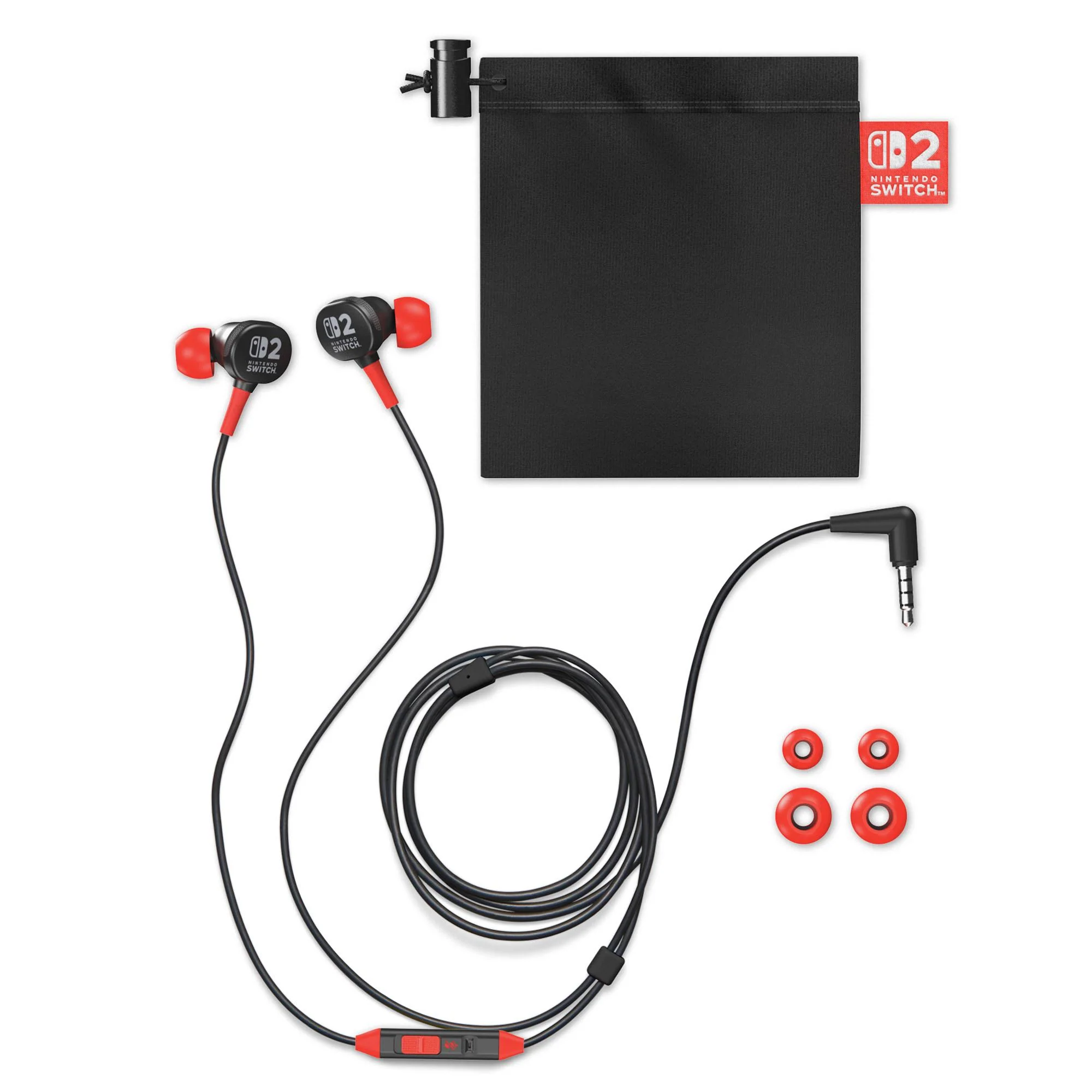PowerA Wired Earbuds with 3.5mm port for Nintendo Switch 2 (Black) - Image 7