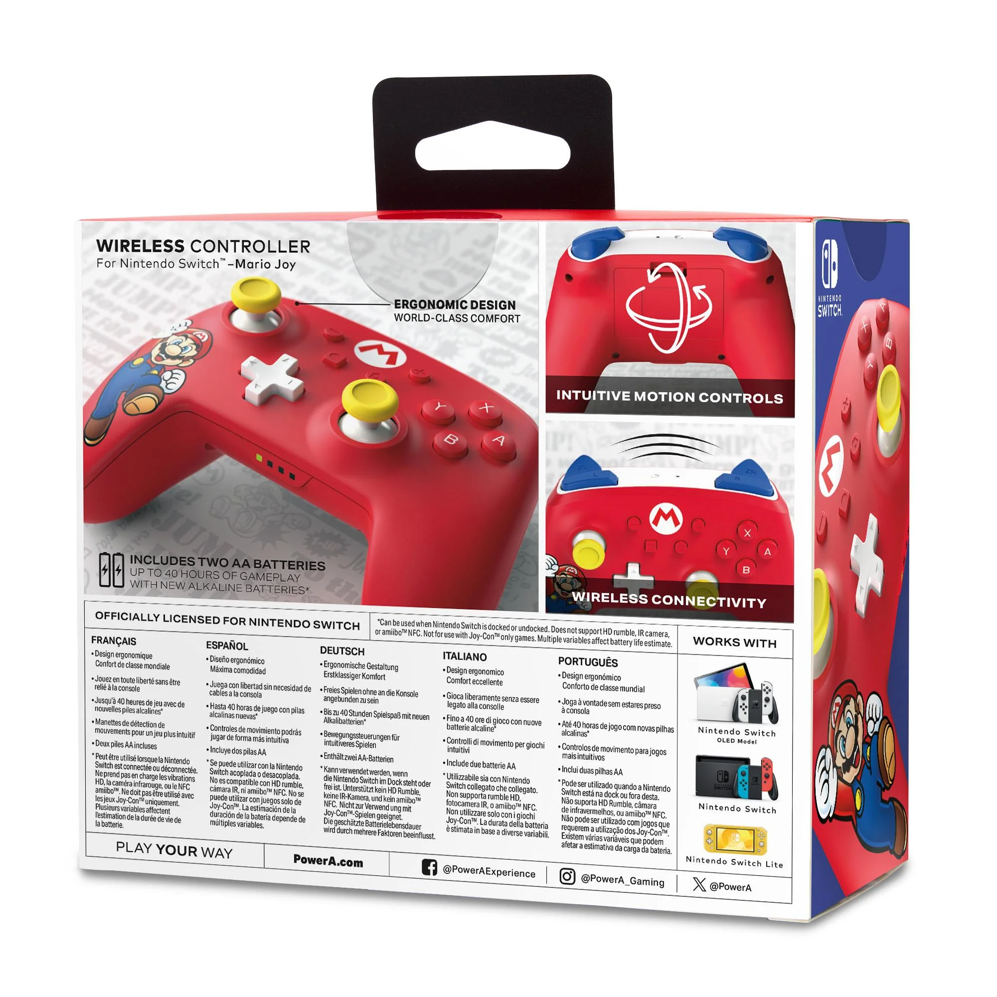 PowerA Wireless Controller for Nintendo Switch (Mario Joy) - Image 2