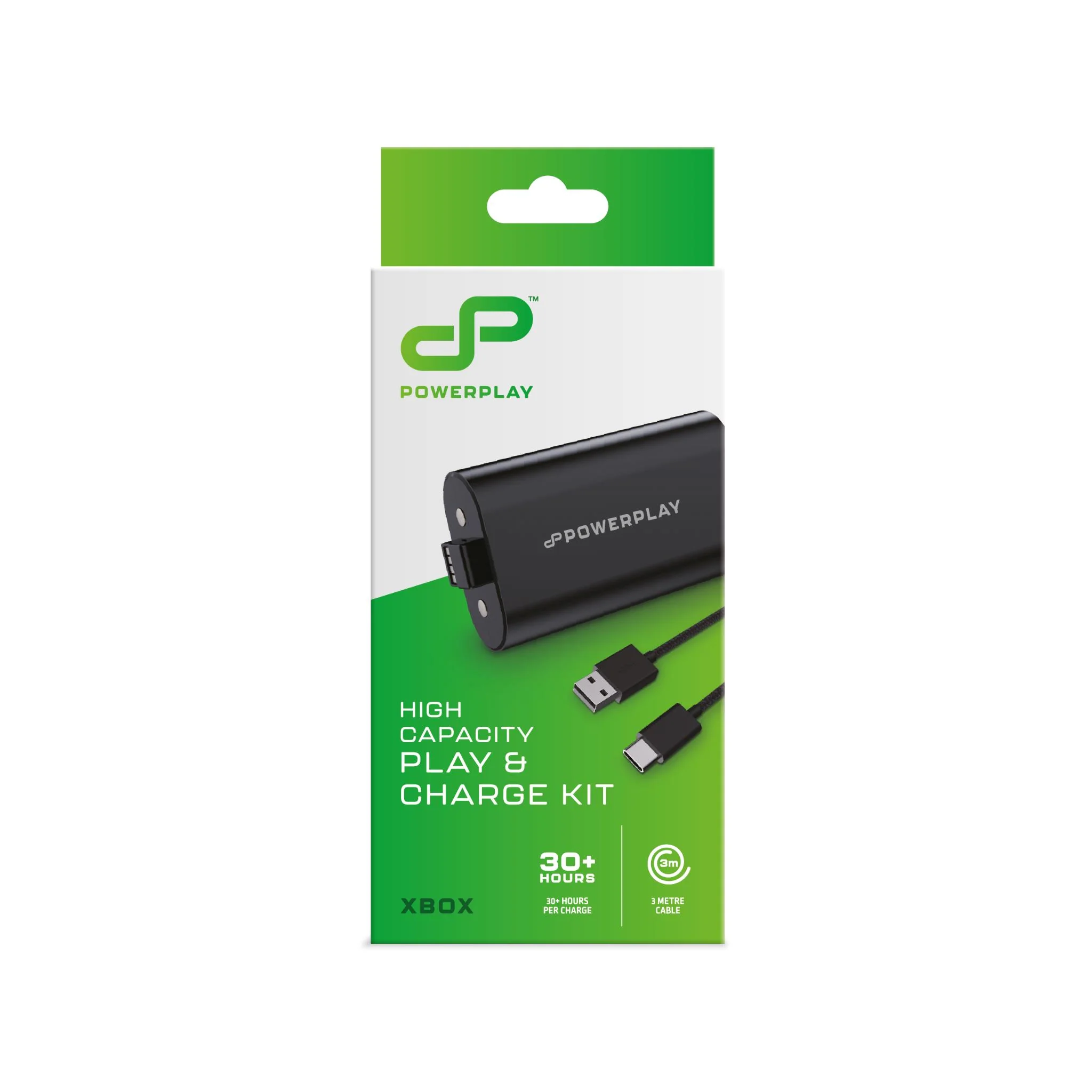 PowerPlay High Capacity Play & Charge Kit for Xbox