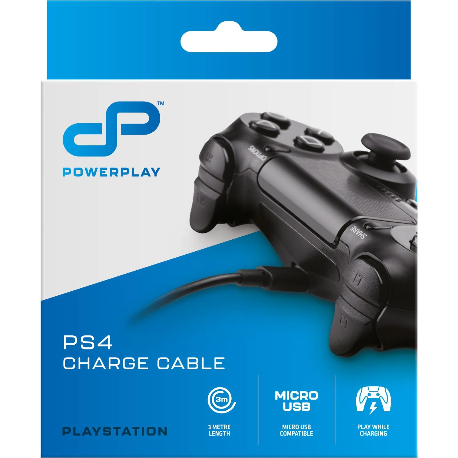 PowerPlay PS4 Charge Cable (3m)