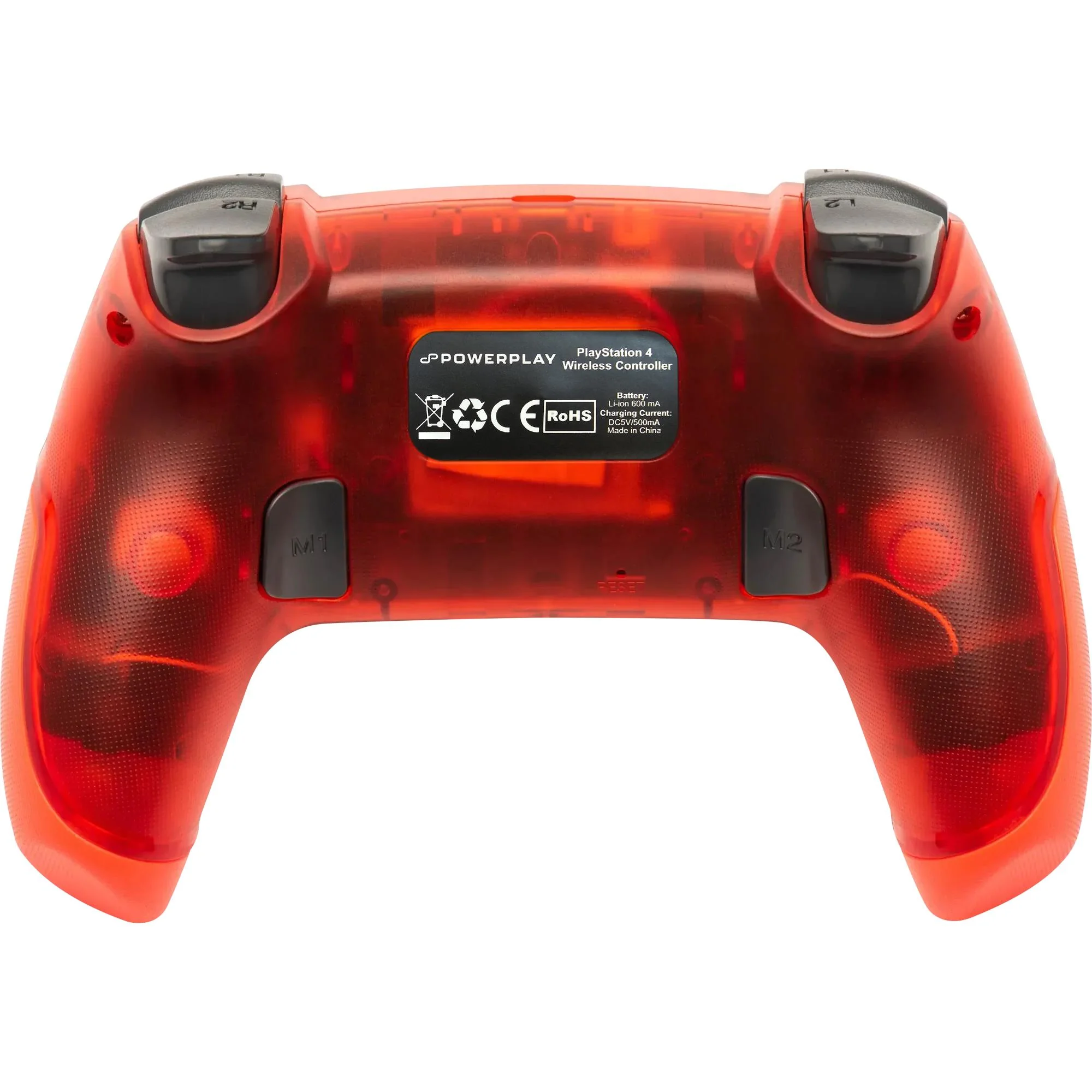 PowerPlay Wireless Controller for PS4 (Translucent Red) - Image 2