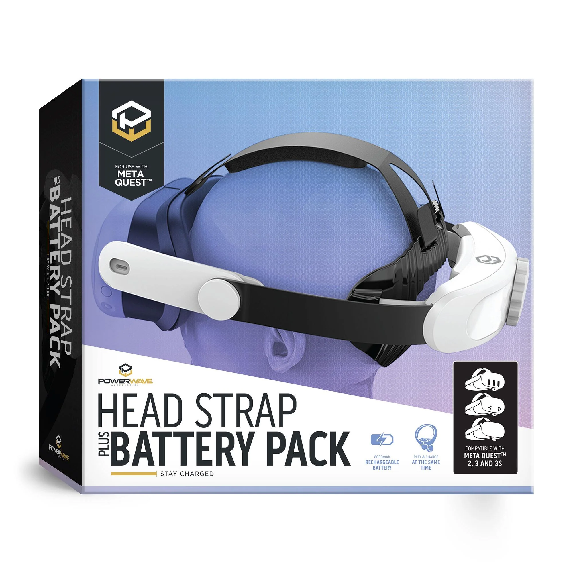 Powerwave Head Strap Plus Battery Pack for Meta Quest 3 & 3S - Image 2