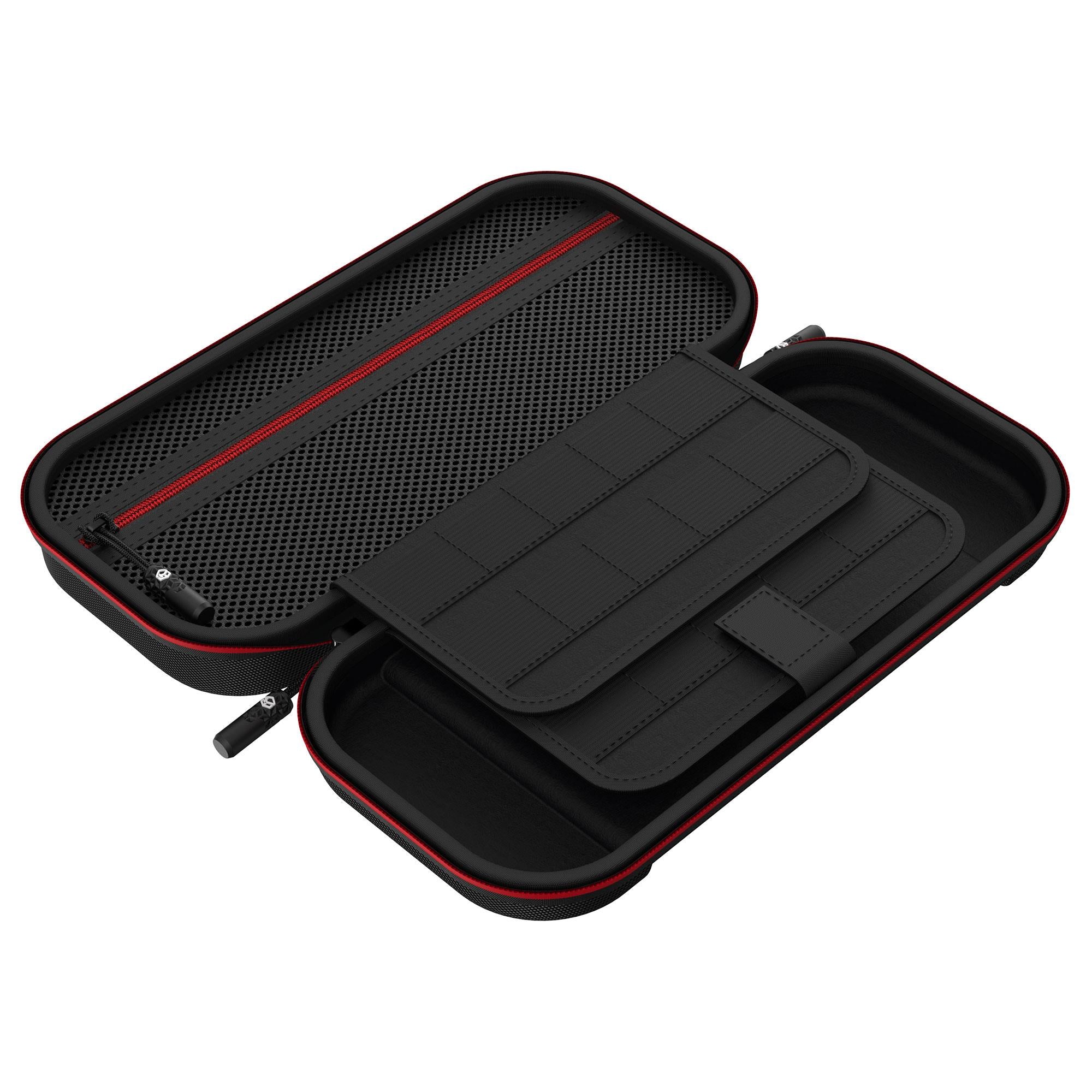 Powerwave Premium Carry Case for Nintendo Switch 2 (Black Crimson) - Image 3