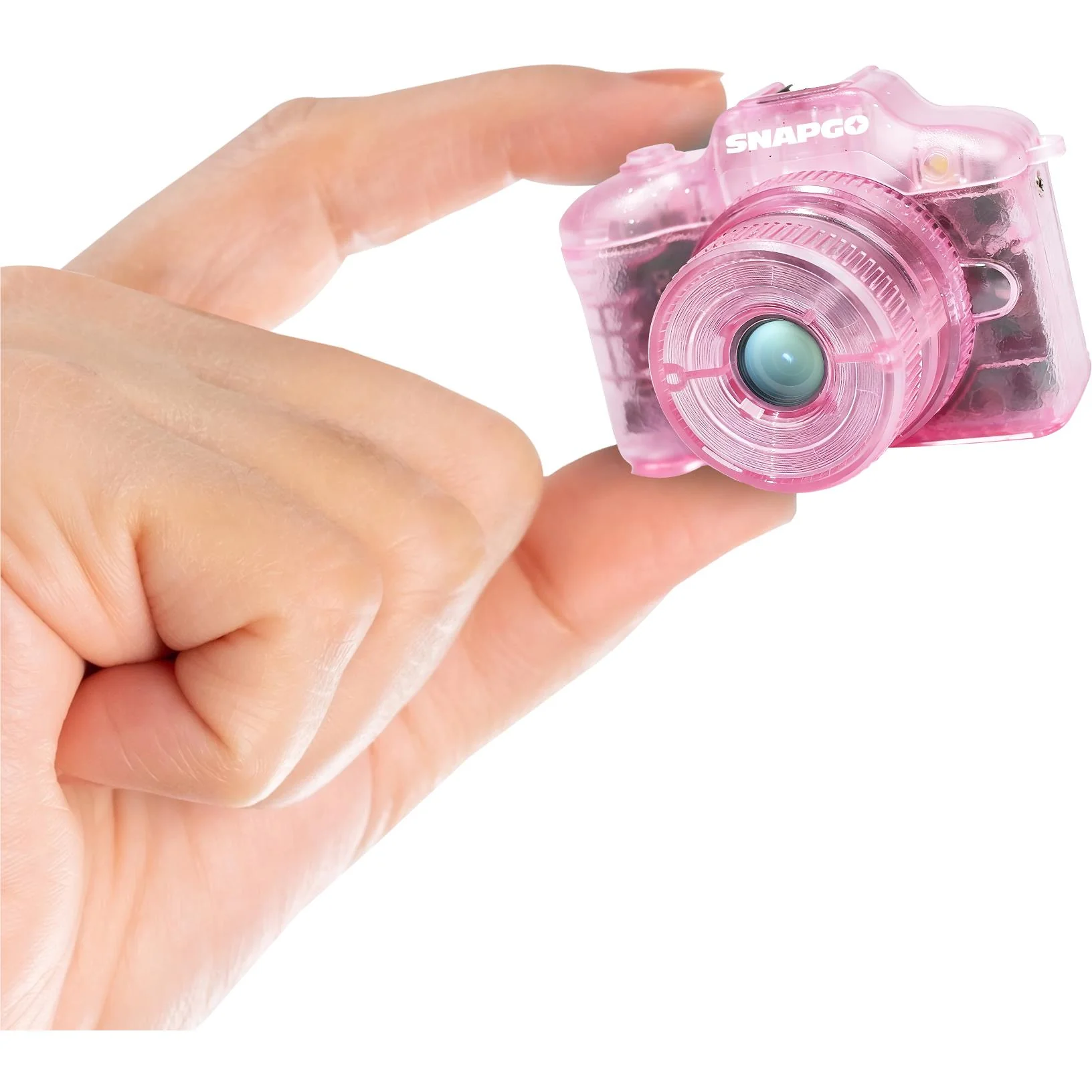 Powerwave SnapGo Mini Compact Camera (Flamingo) - Image 3