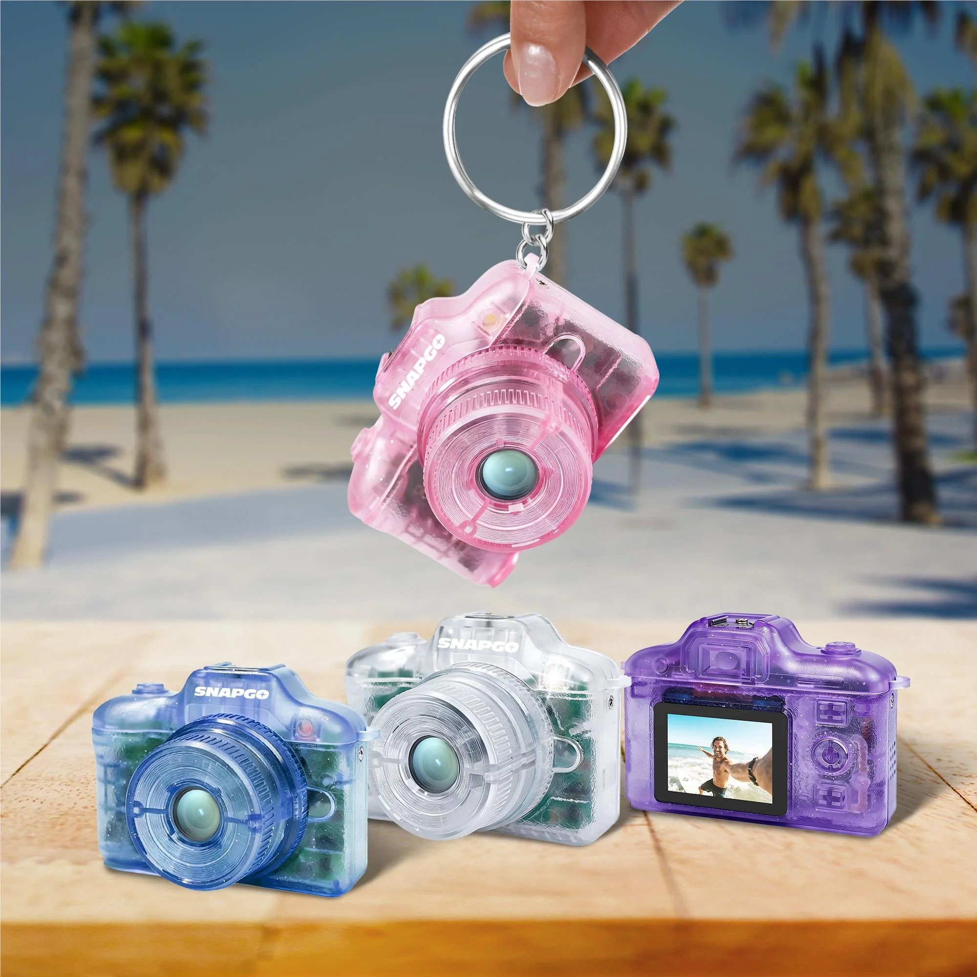 Powerwave SnapGo Mini Compact Camera (Flamingo) - Image 5