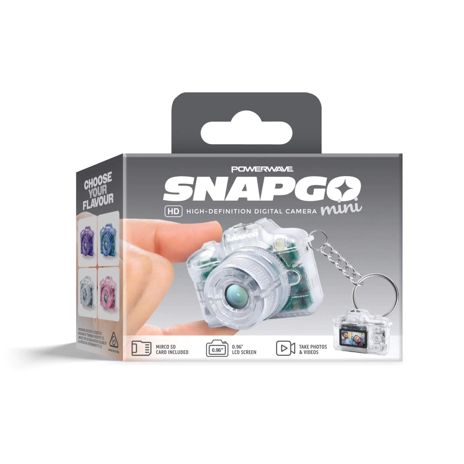 Powerwave SnapGo Mini Compact Camera (Ice Chill)