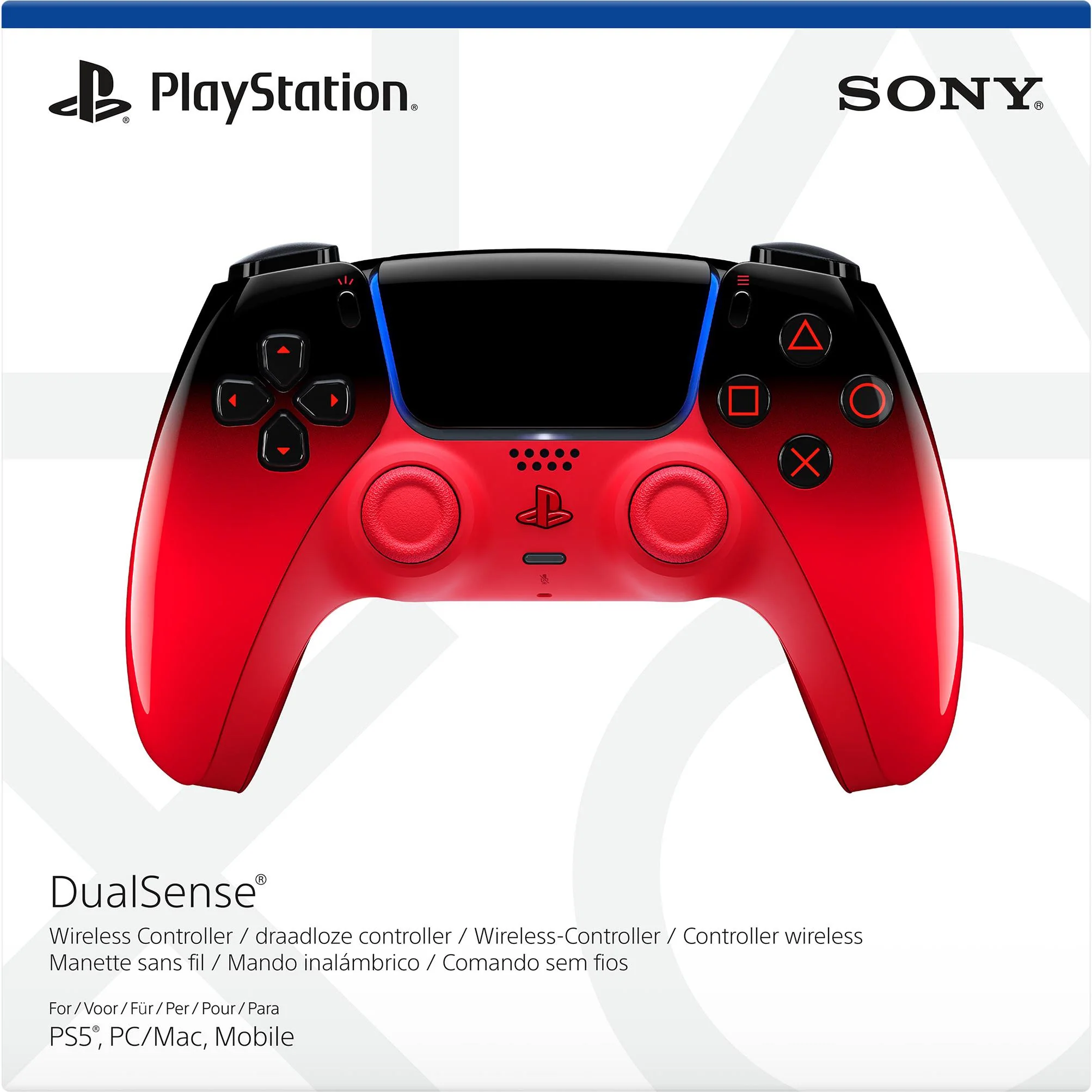 PS5 PlayStation 5 DualSense Wireless Controller - Techno Red - Image 6