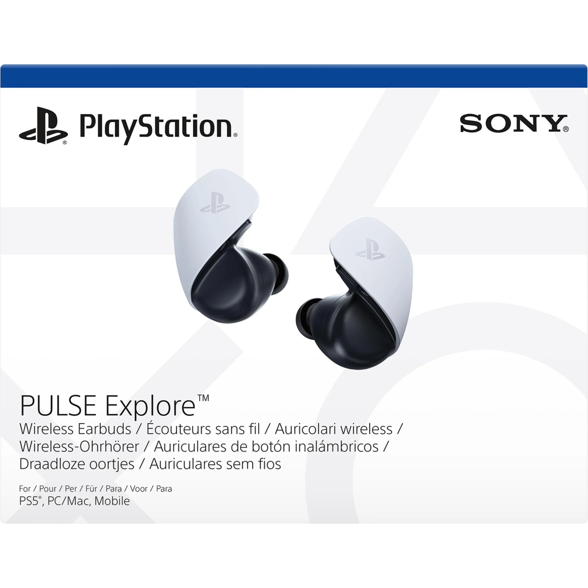 PS5 PlayStation 5 PULSE Explore Wireless Earbuds (White) - Image 7