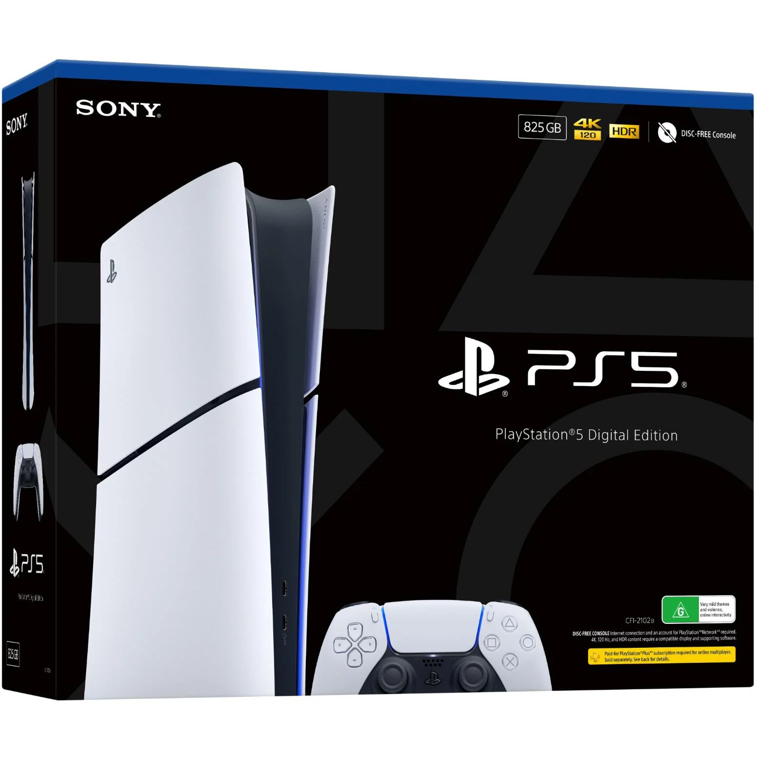 PS5 PlayStation 5 Slim Digital Edition 825GB Console - Image 6