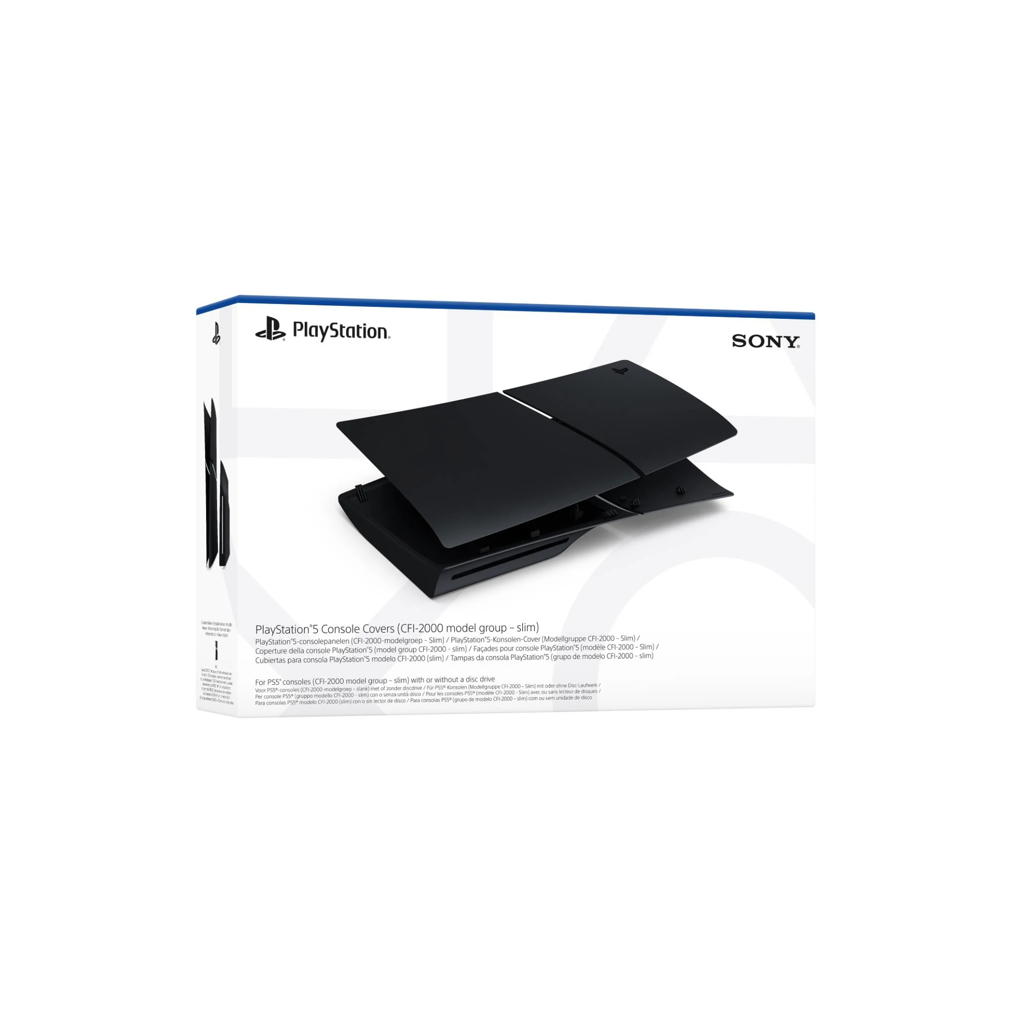 PS5 Slim Console Covers (Midnight Black) - Image 3