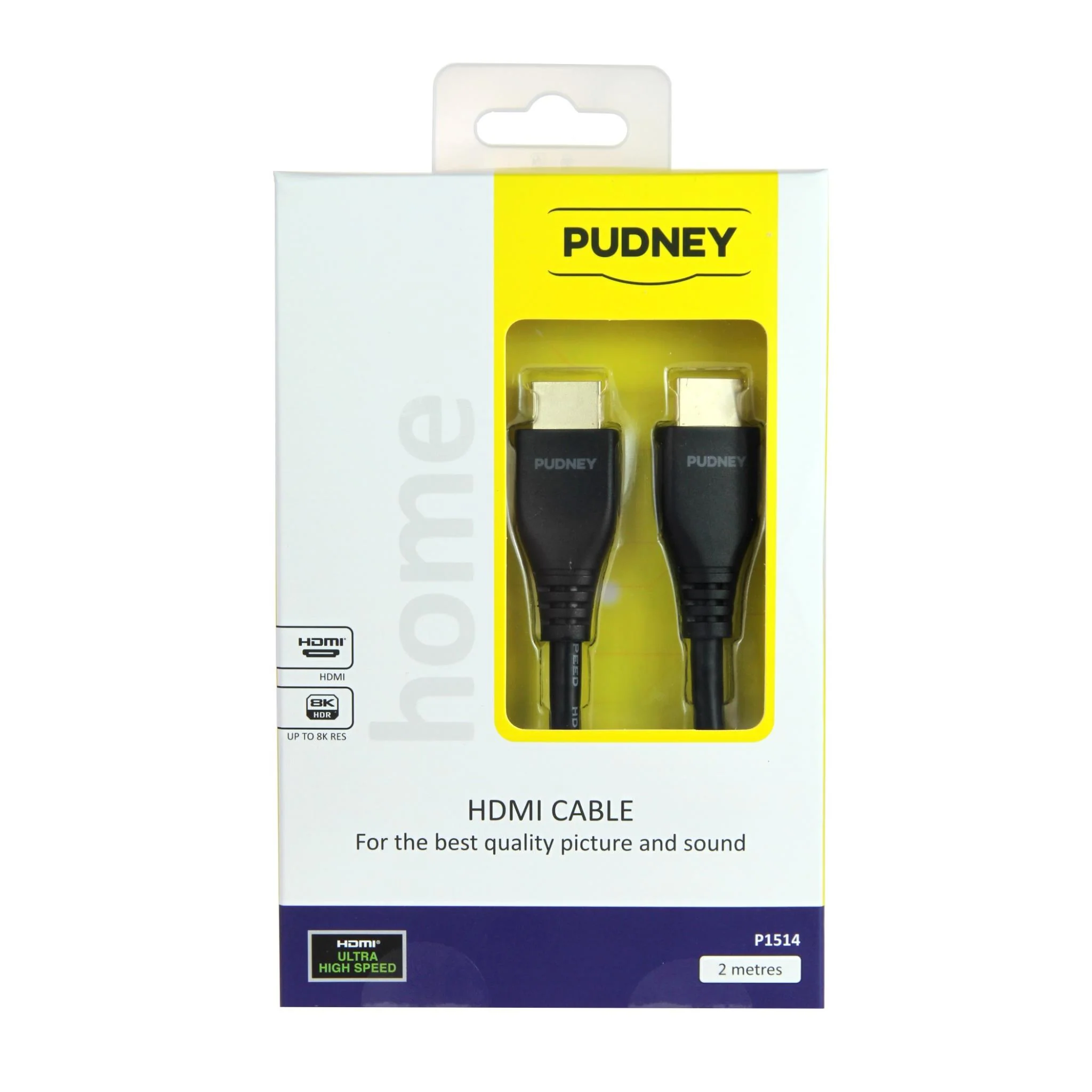 Pudney Ultra High Speed 8K HDMI 2.1 Cable (2m) - Image 2