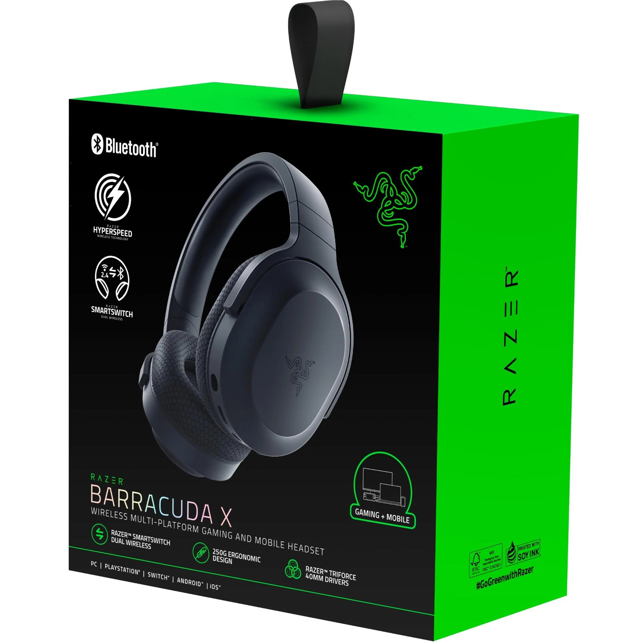 Razer Barracuda X Wireless Multi-Platform Gaming and Mobile Headset (Black) - Image 10