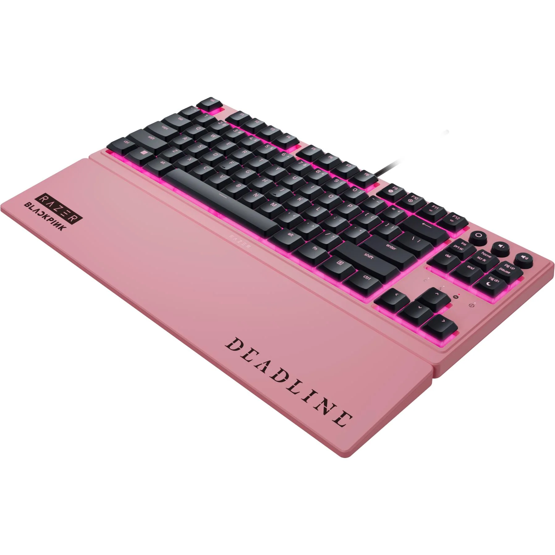 Razer Ornata V3 Tenkeyless Low Profile Gaming Keyboard (Blackpink Edition) - Image 3