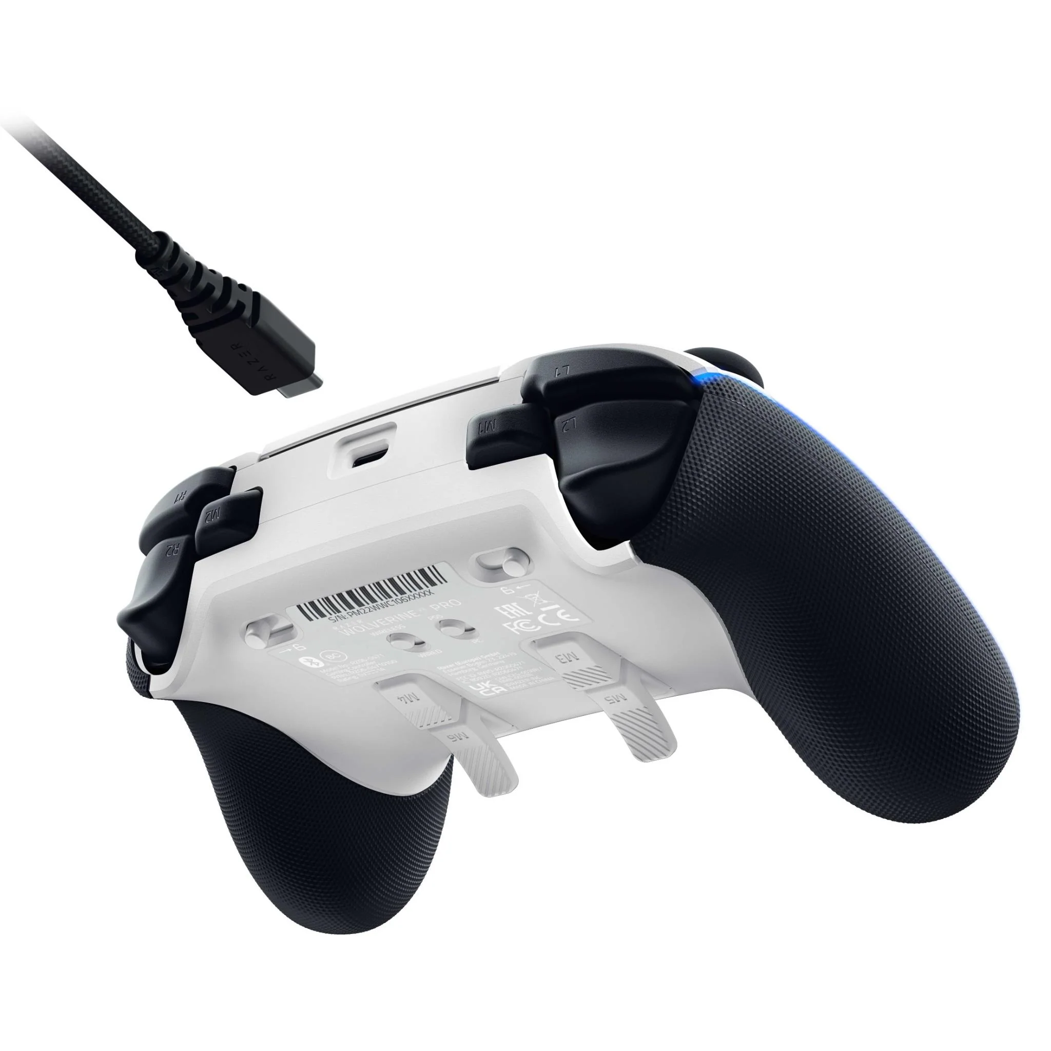 Razer Wolverine V2 Pro Wireless Gaming Controller for PlayStation 5 & PC (White) - Image 4