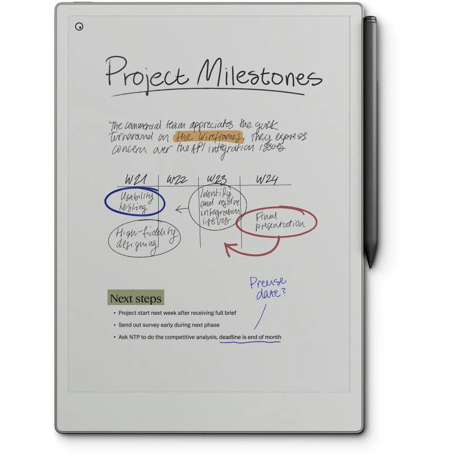 Remarkable Paper Pro and MarkerPlus