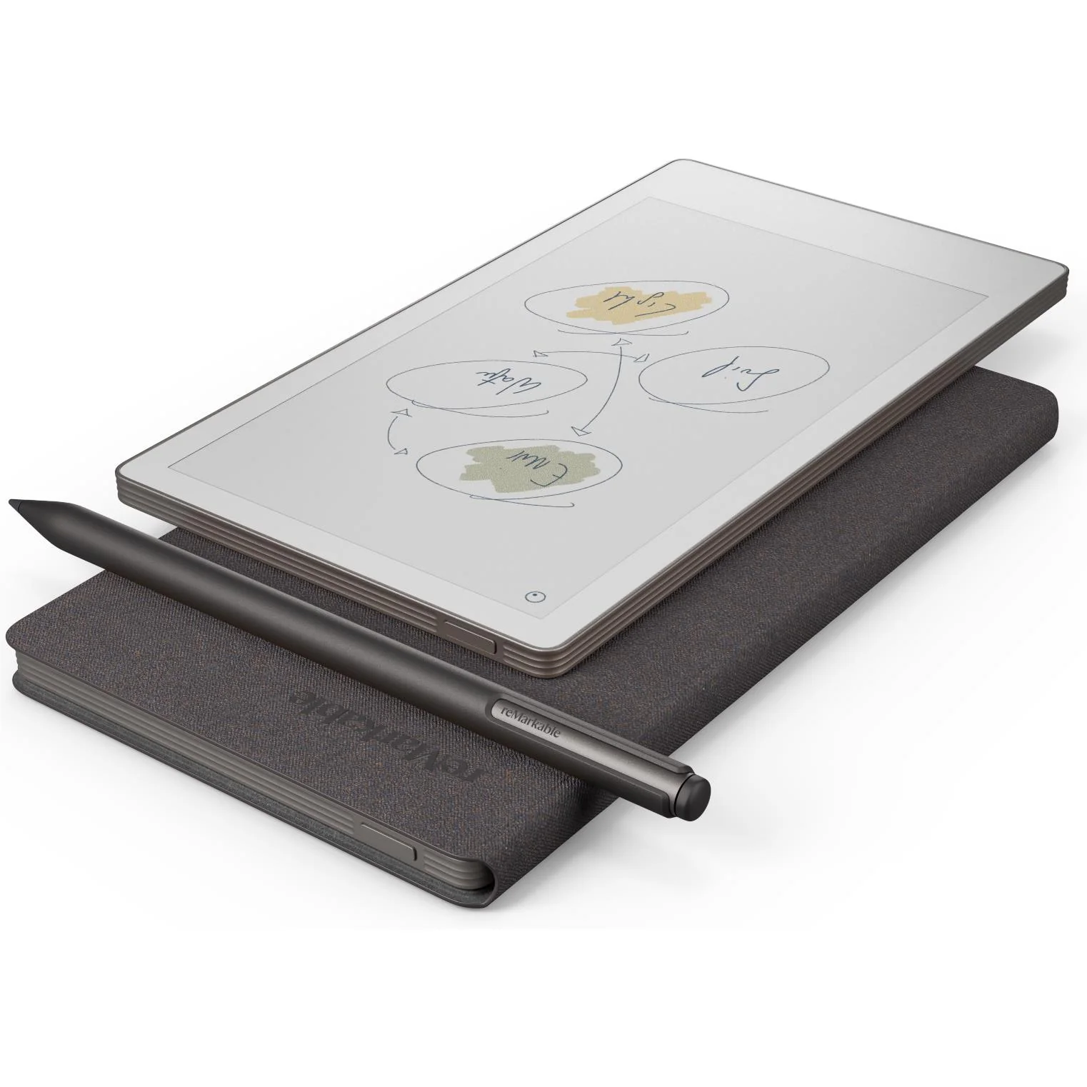 reMarkable PaperPro Move with MarkerPlus & Mosaic Weave Book Folio (Basalt) - Image 6