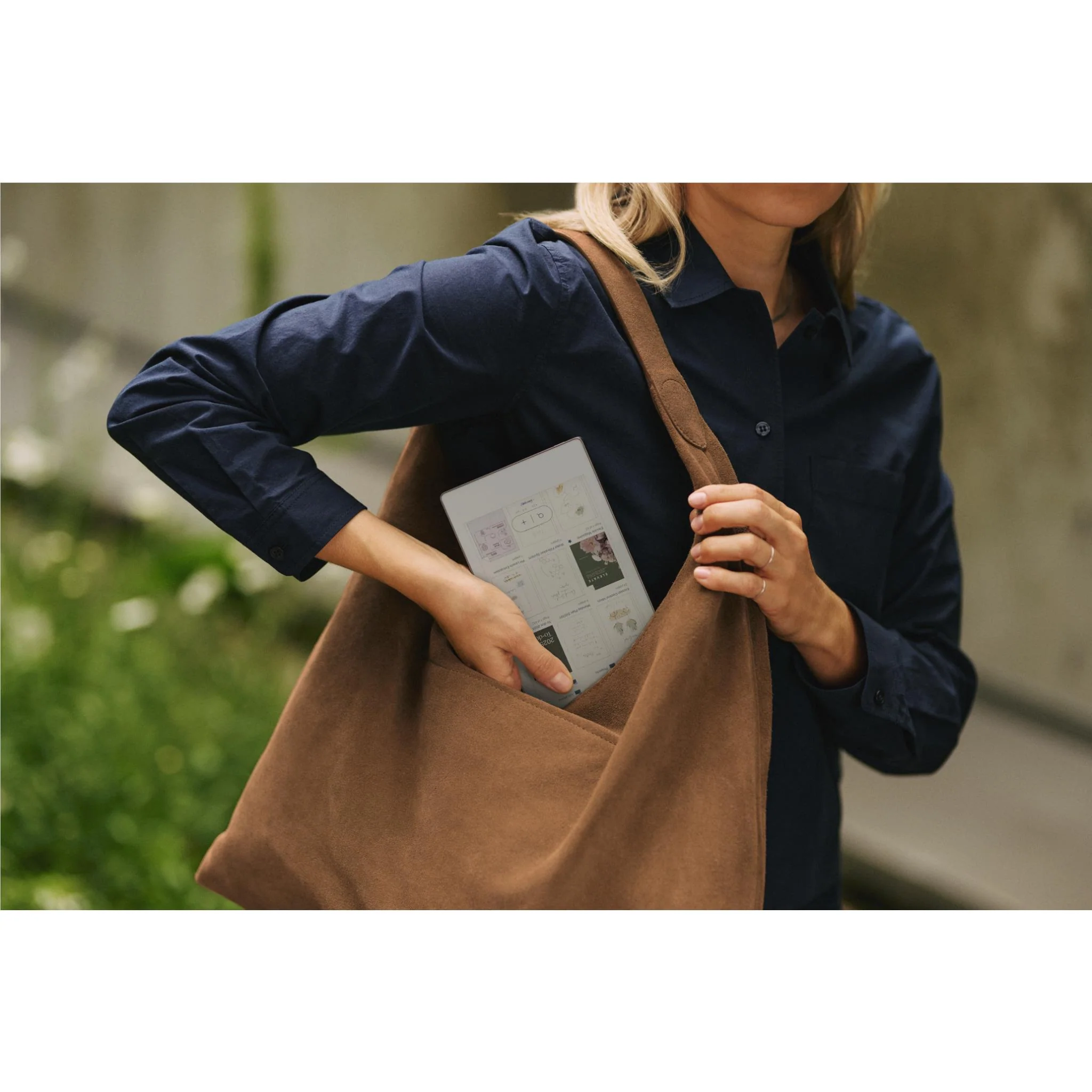 reMarkable PaperPro Move with MarkerPlus & Premium Leather Book Folio (Black) - Image 13