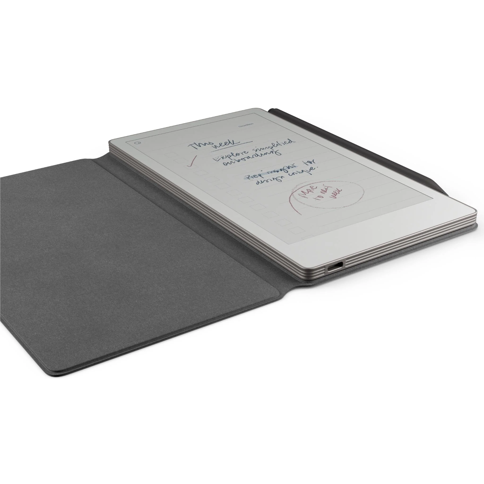 reMarkable PaperPro Move with MarkerPlus & Premium Leather Book Folio (Black) - Image 7