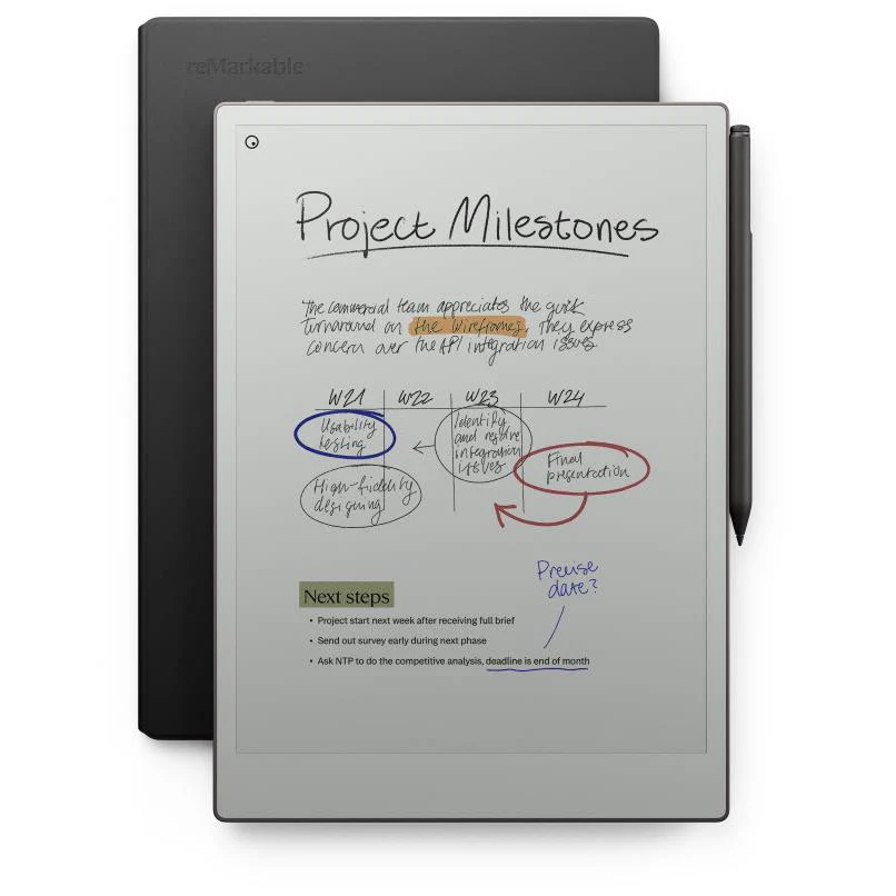 Remarkable PaperPro with MarkerPlus and BookFolio Pro Leather (Black)