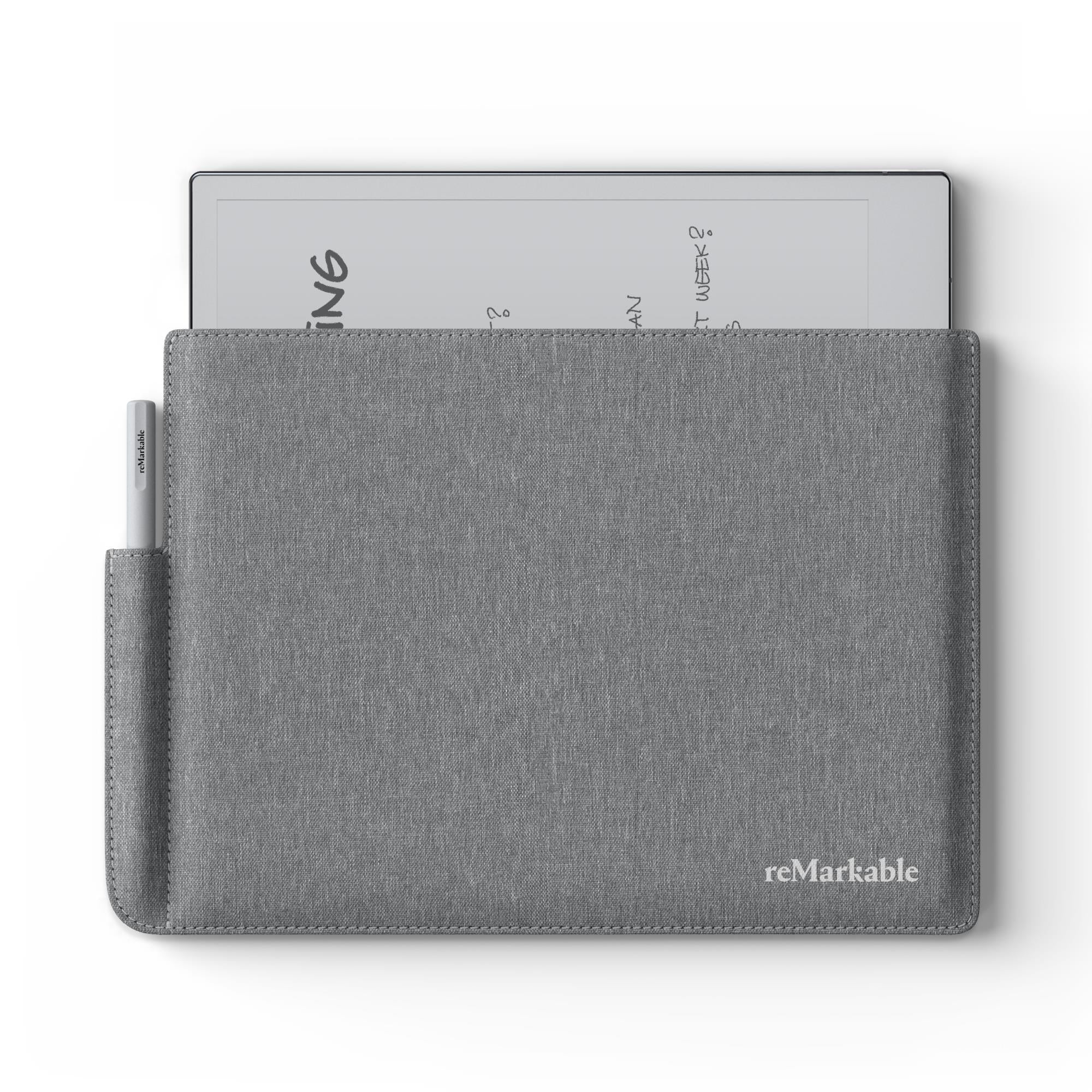 reMarkable Polymer Weave Folio Case for reMarkable 2 Paper Tablet (Grey)