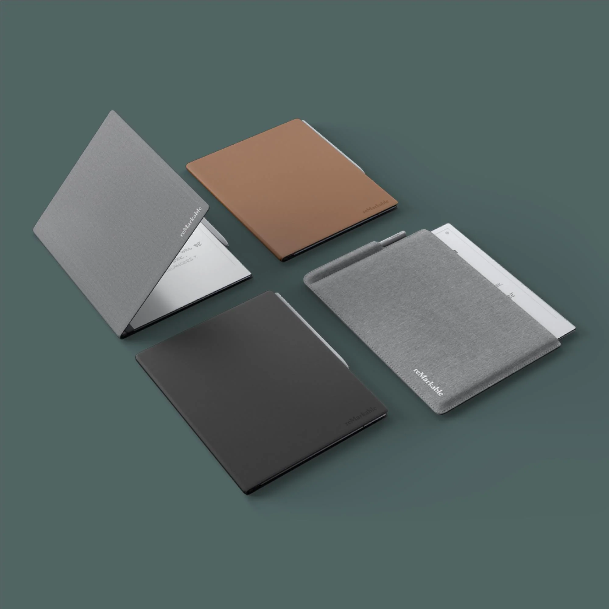 reMarkable Polymer Weave Folio Case for reMarkable 2 Paper Tablet (Grey) - Image 4