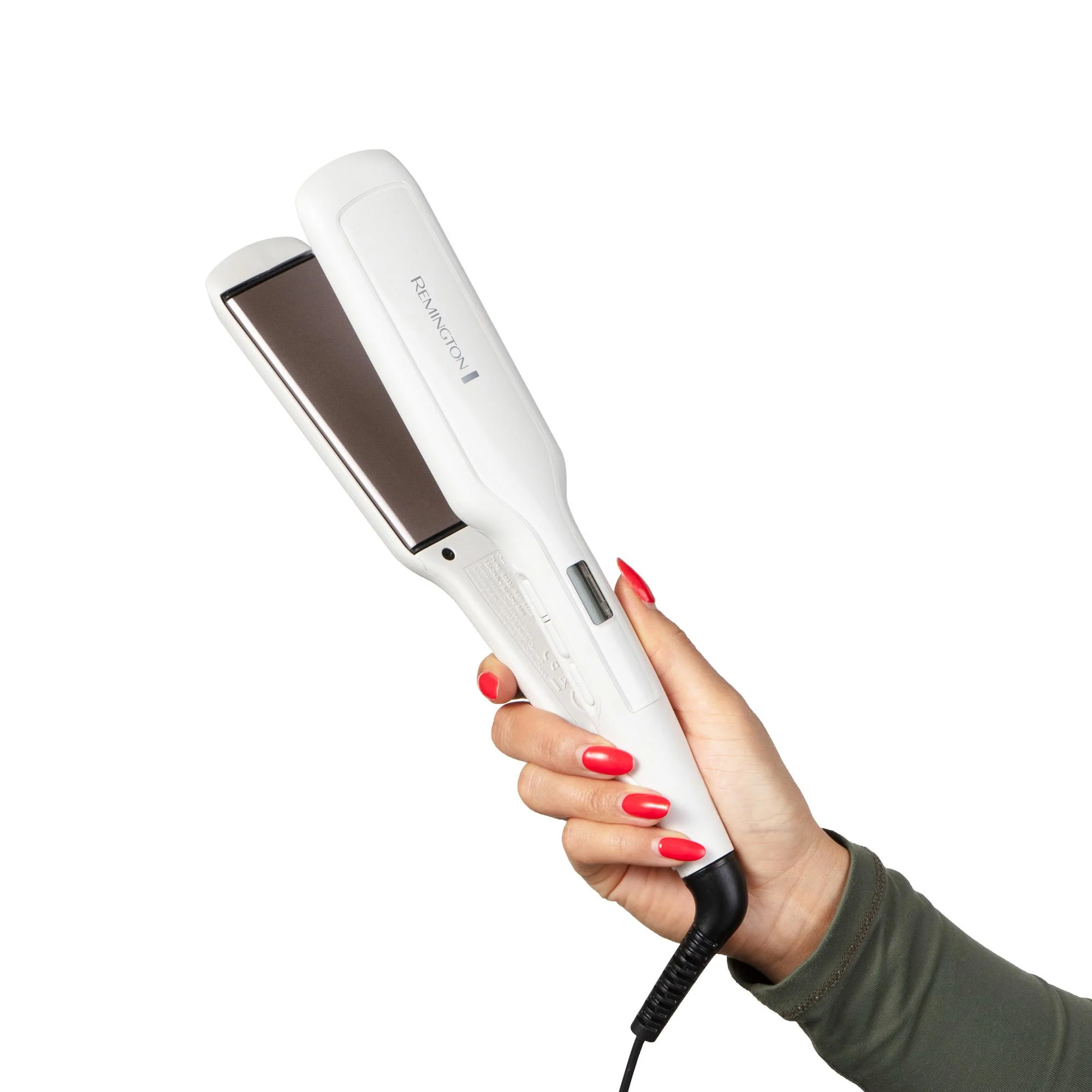 Remington Pro Ceramic Extra Wide Plate Hair Straightener - Image 3