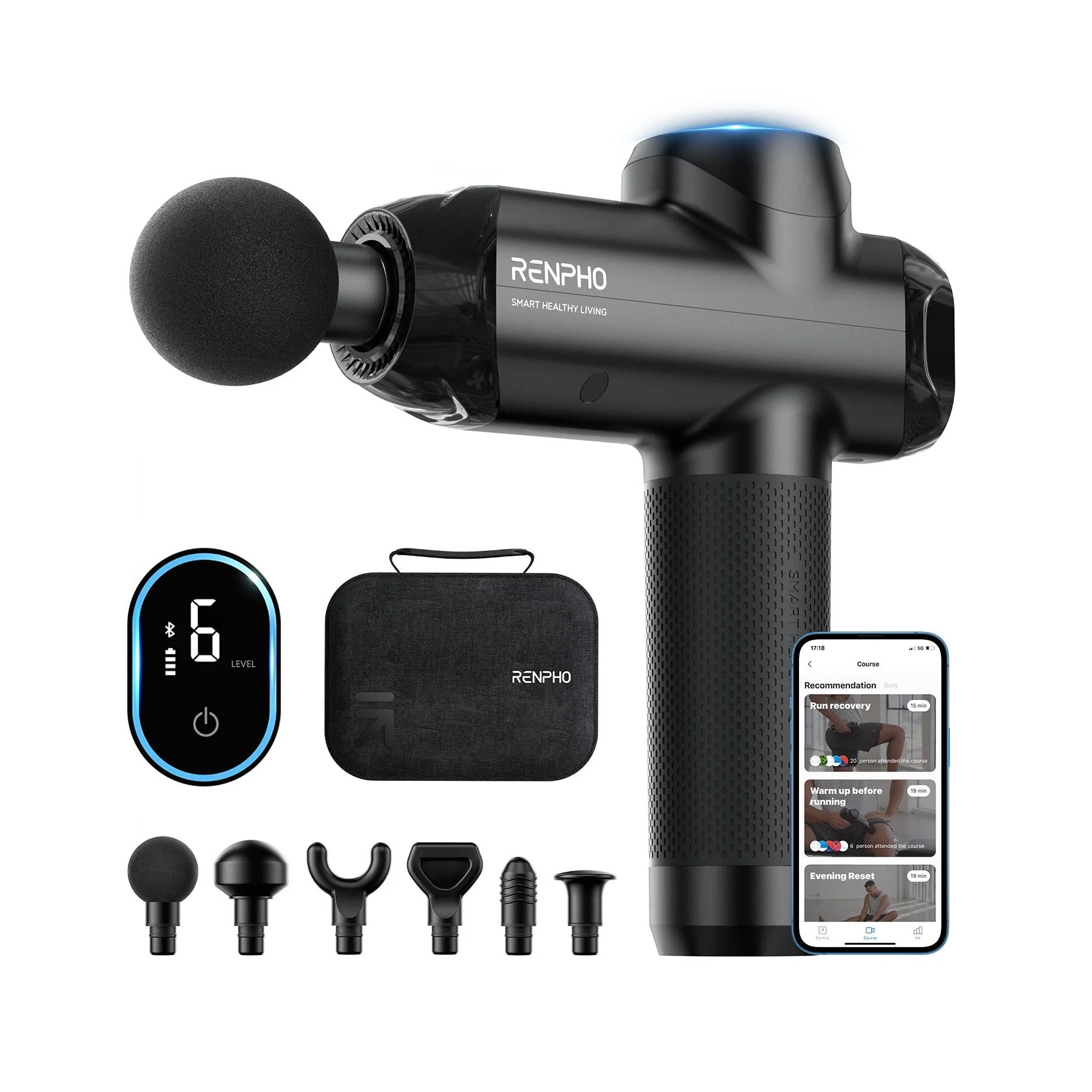 RENPHO Power + Smart Massage Gun - Image 2