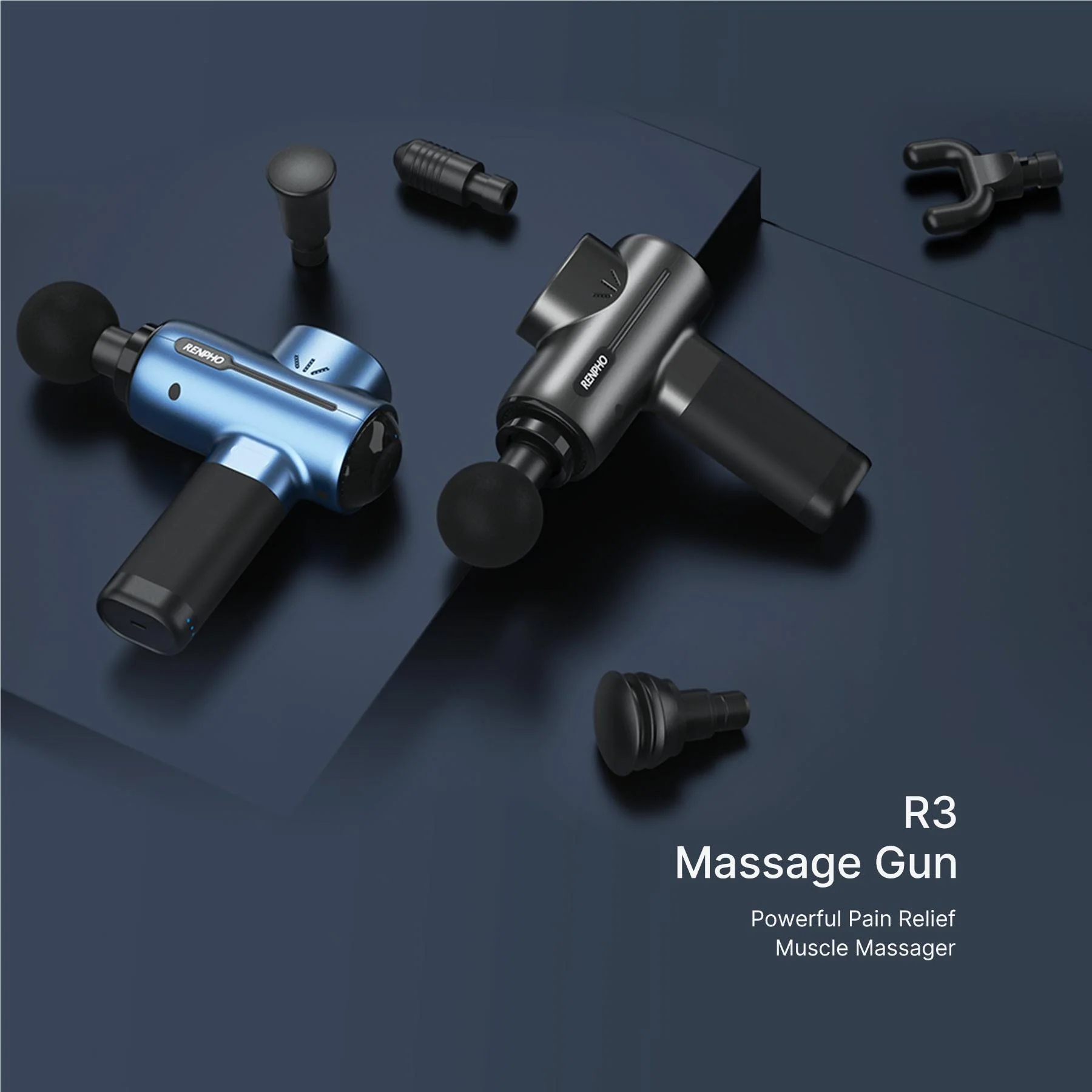 RENPHO R3 Massage Gun with Heat, Percussion Muscle Mini - Image 4