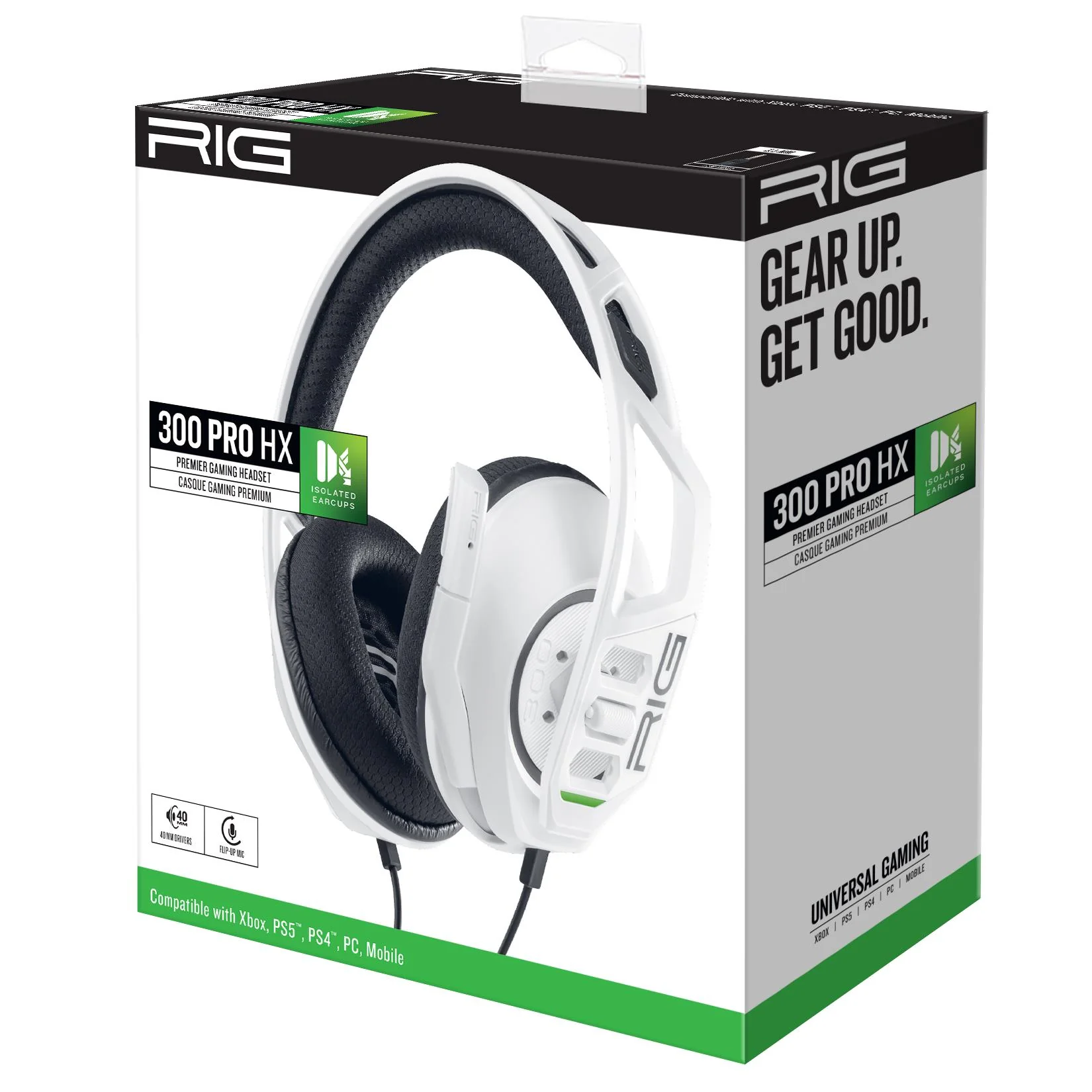 RIG 300 Pro HX Gaming Headset for Xbox Series X|S (White) - Image 3