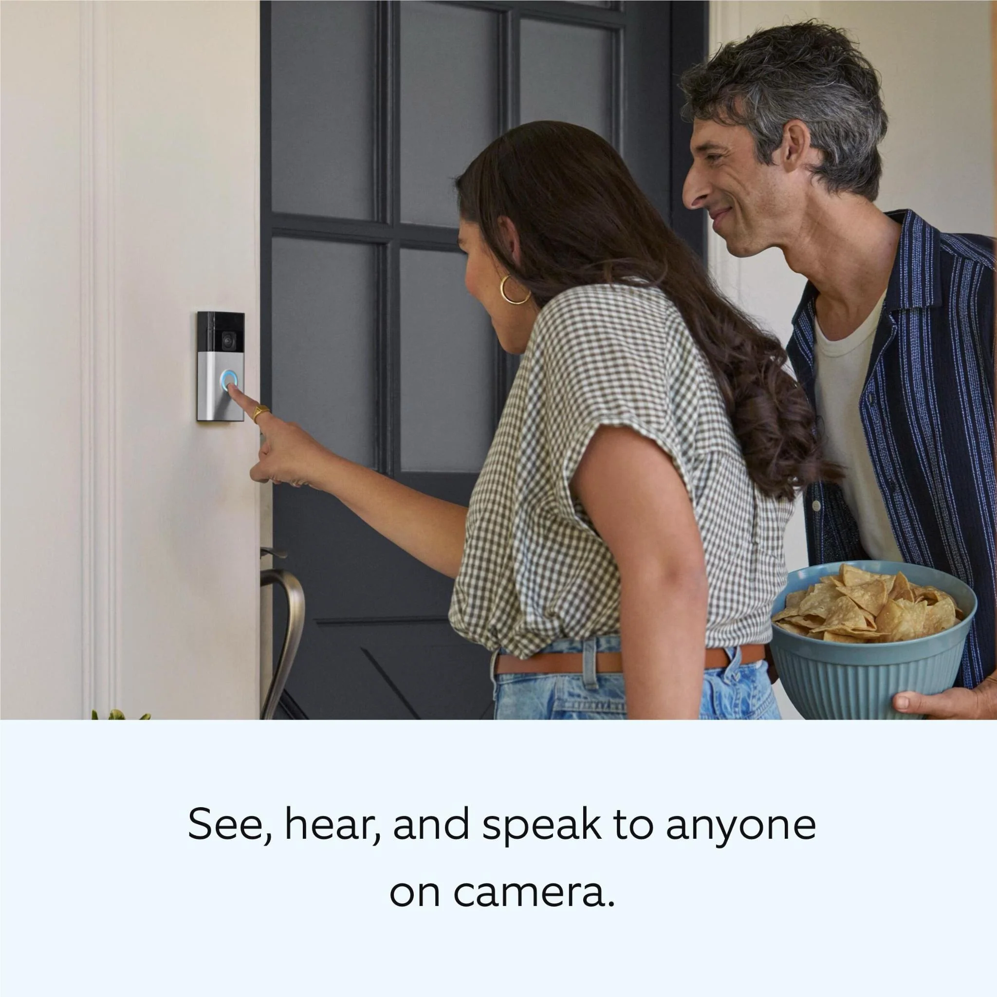 Ring Battery Video Doorbell (Satin Nickel) - Image 4