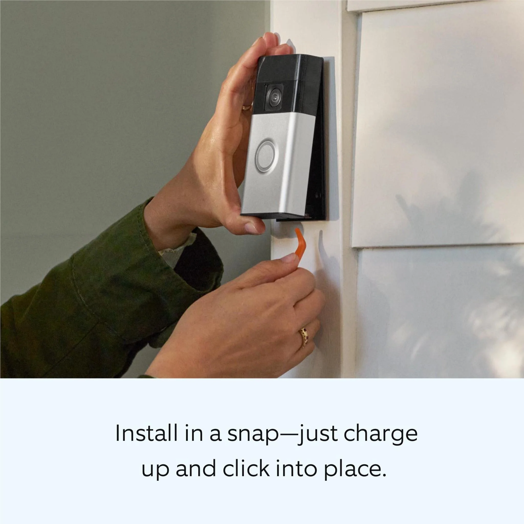 Ring Battery Video Doorbell (Satin Nickel) - Image 5
