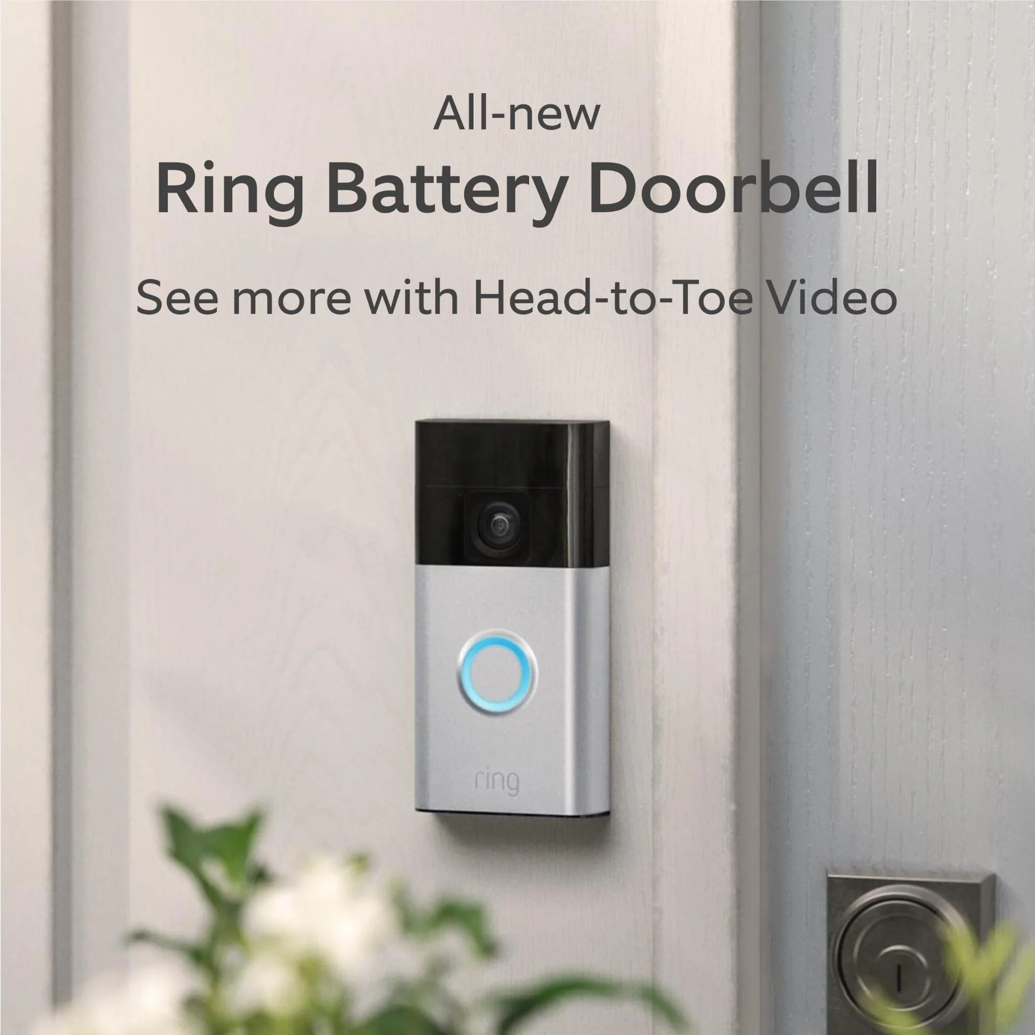 Ring Battery Video Doorbell (Satin Nickel) - Image 7