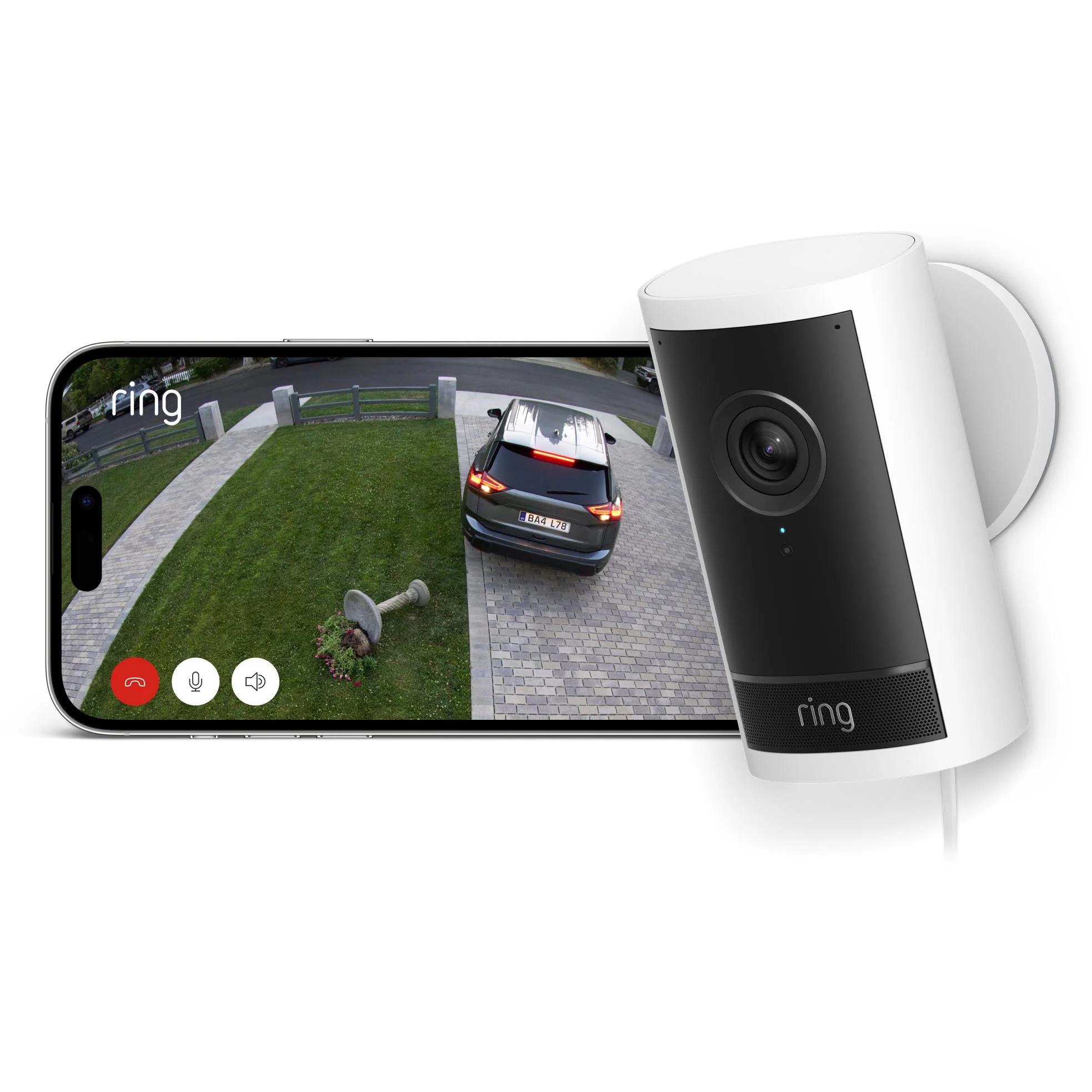Ring Outdoor Cam Pro Plug-In Security Camera (White) - Image 5