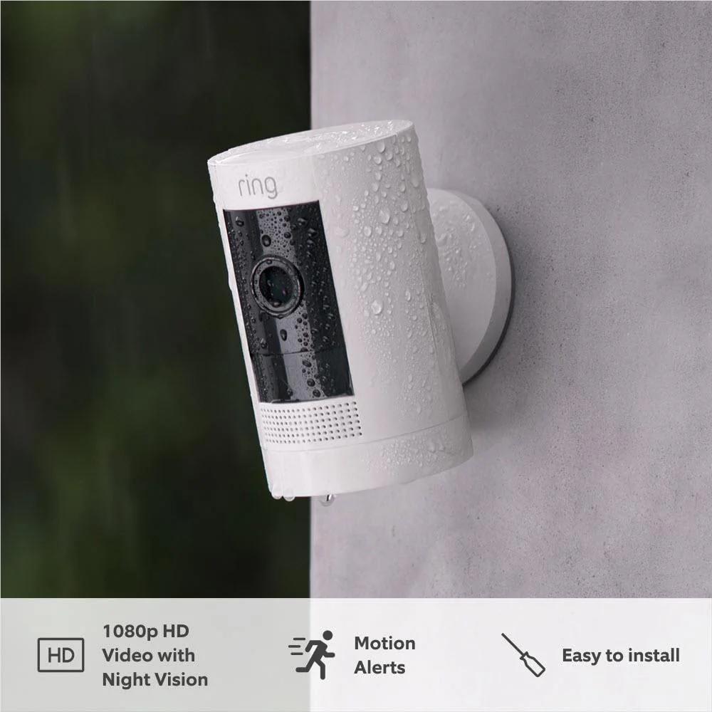 Ring Outdoor Camera [Stick Up Cam] Battery (White) - Image 4