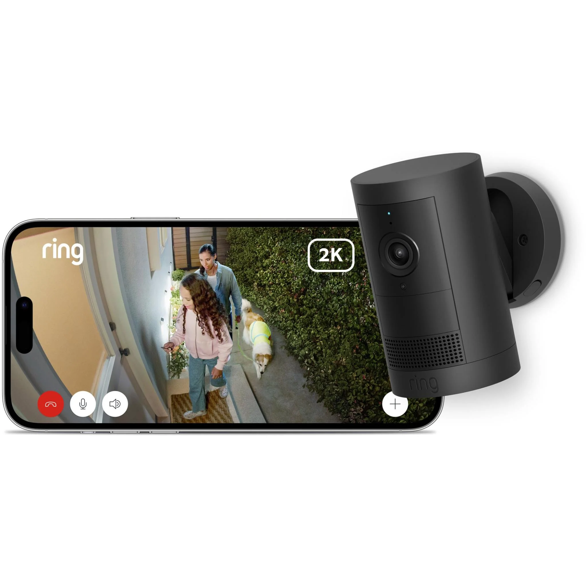 Ring Outdoor Security Camera Plus 2K Battery (Black) - Image 3
