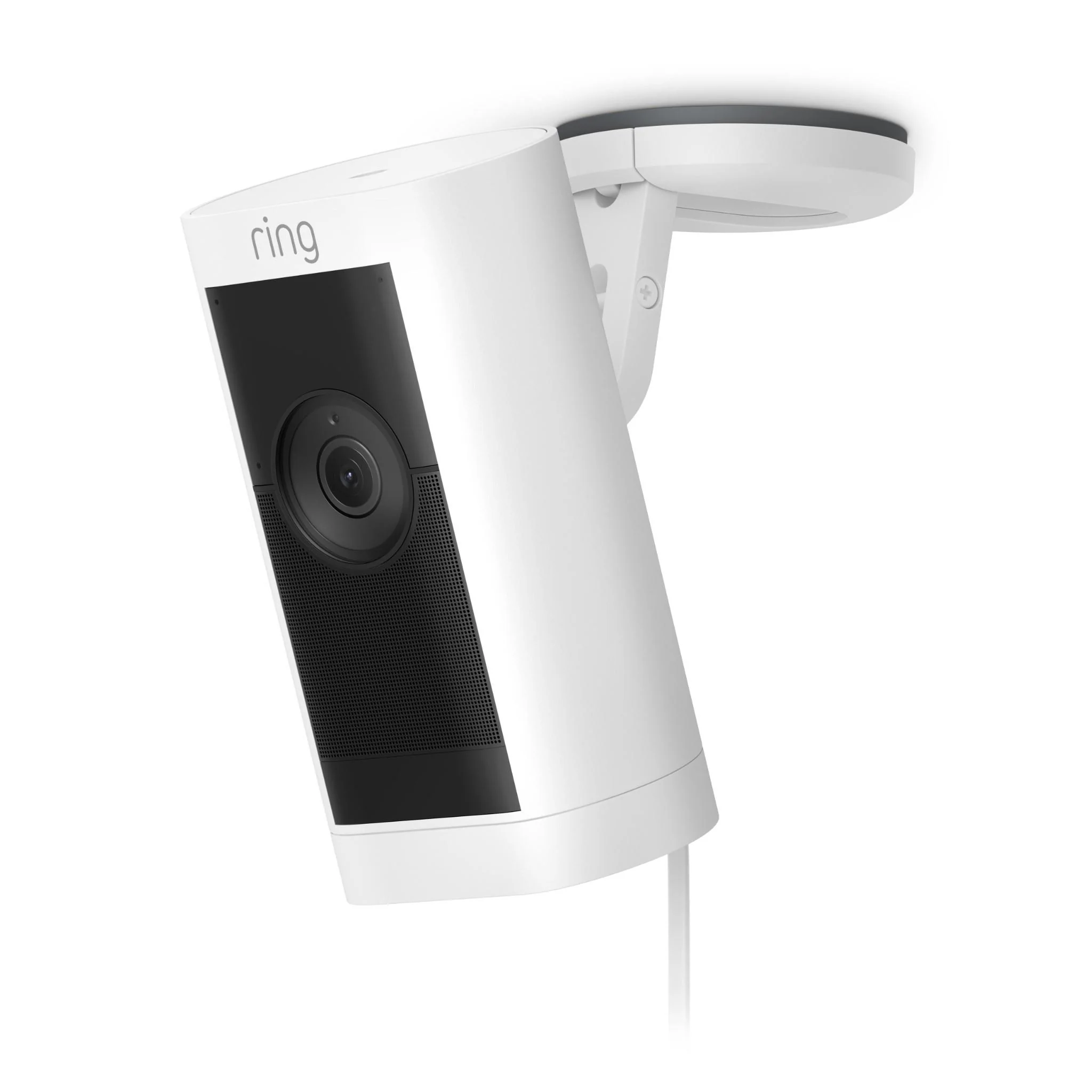 Ring Pro Indoor/Outdoor Security Camera [Stick Up Cam] Plug-in (White) - Image 4