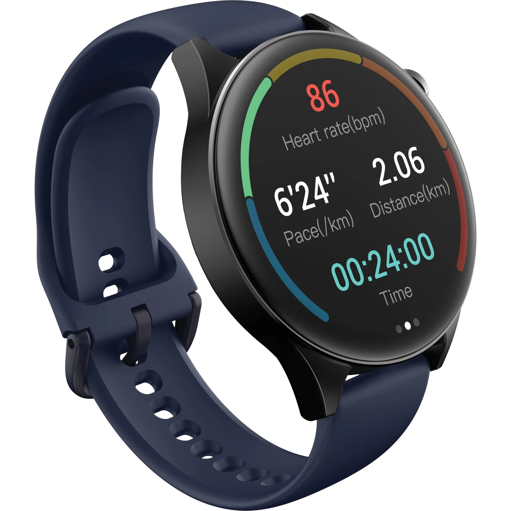 Ryze Wave Smart Watch MP3 (Black/Blue) - Image 5