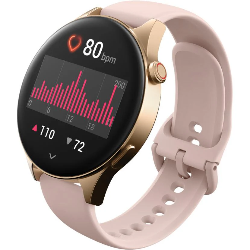 Ryze Wave Smart Watch MP3 (Pink/White) - Image 2