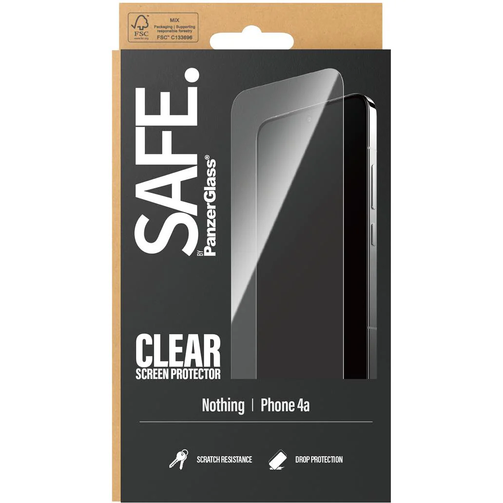 SAFE by PanzerGlass Ultra-Wide Fit Screen Protector for Nothing Phone (4a) - Image 3