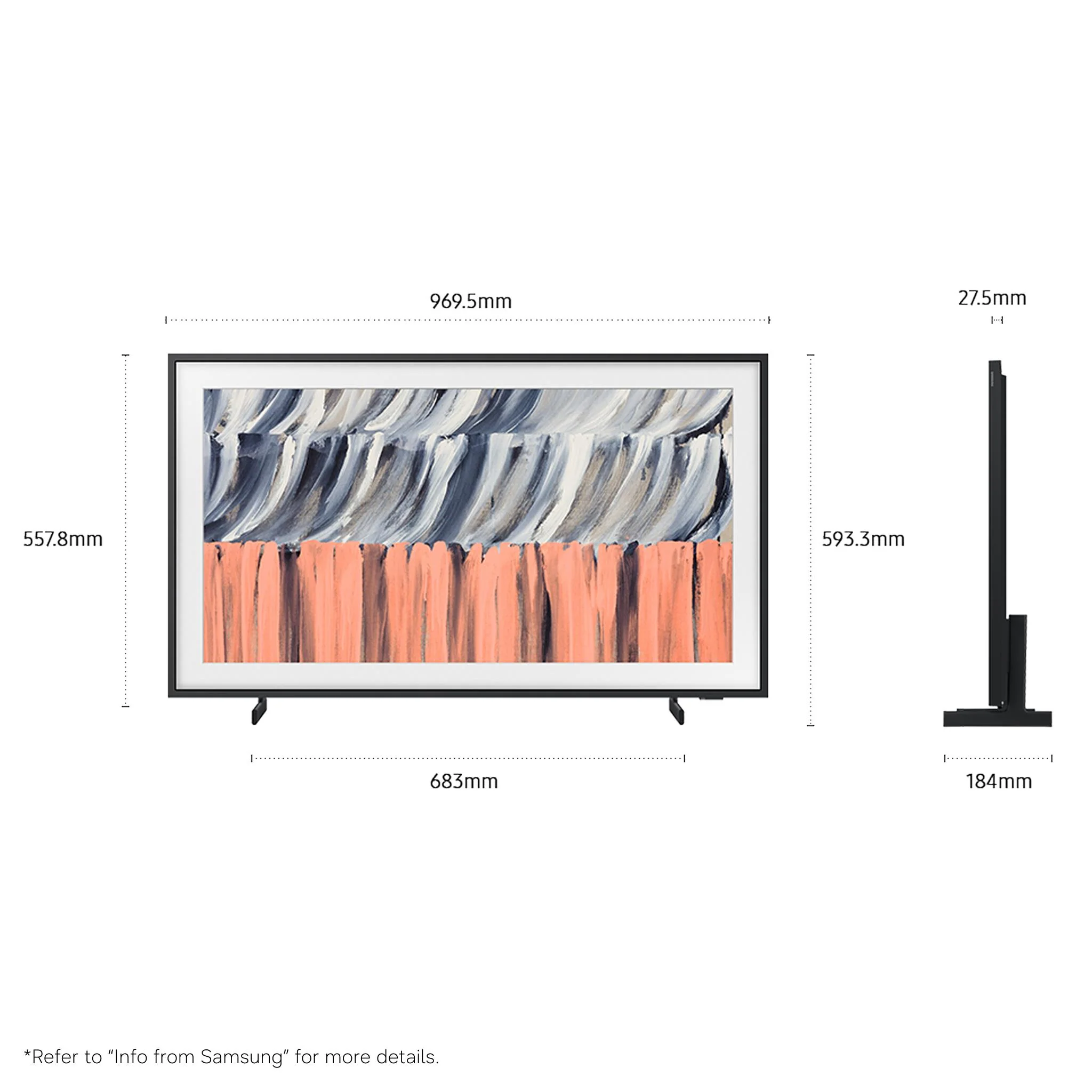 Samsung 43" The Frame QLED 4K Smart TV [2026] - Image 2