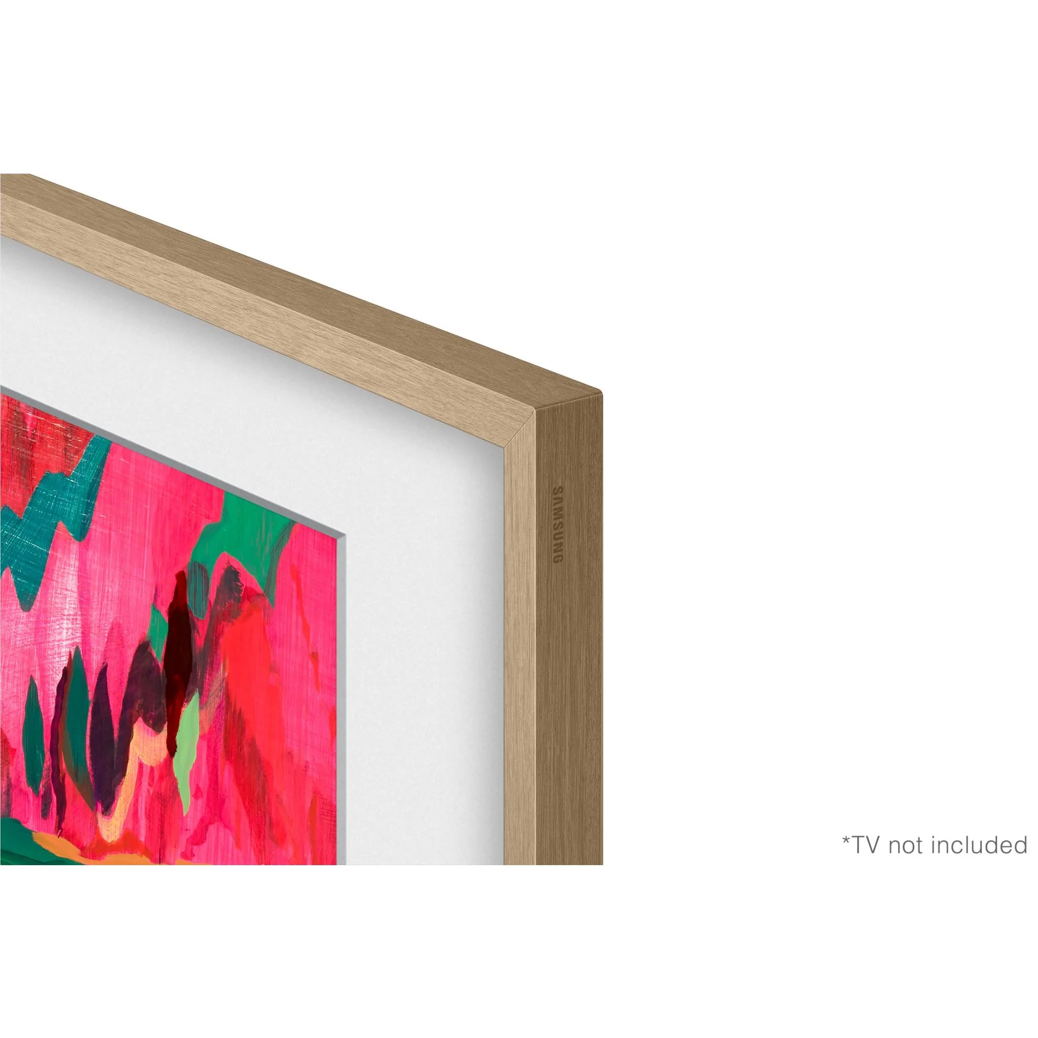 Samsung 75" Customisable Bezel for 2021-2025 Frame TVs (Teak) - Image 2